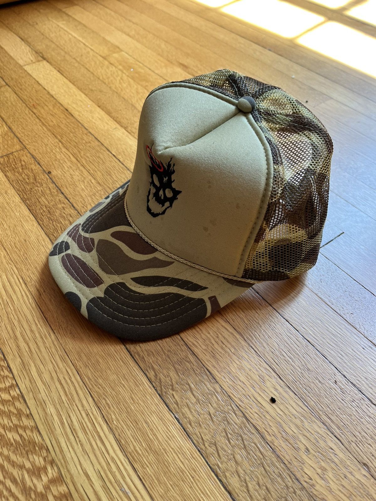 Drain Gang Graveemind Extremely Rare Limited Camo Trucker Hat Size ONE SIZE - 2 Thumbnail
