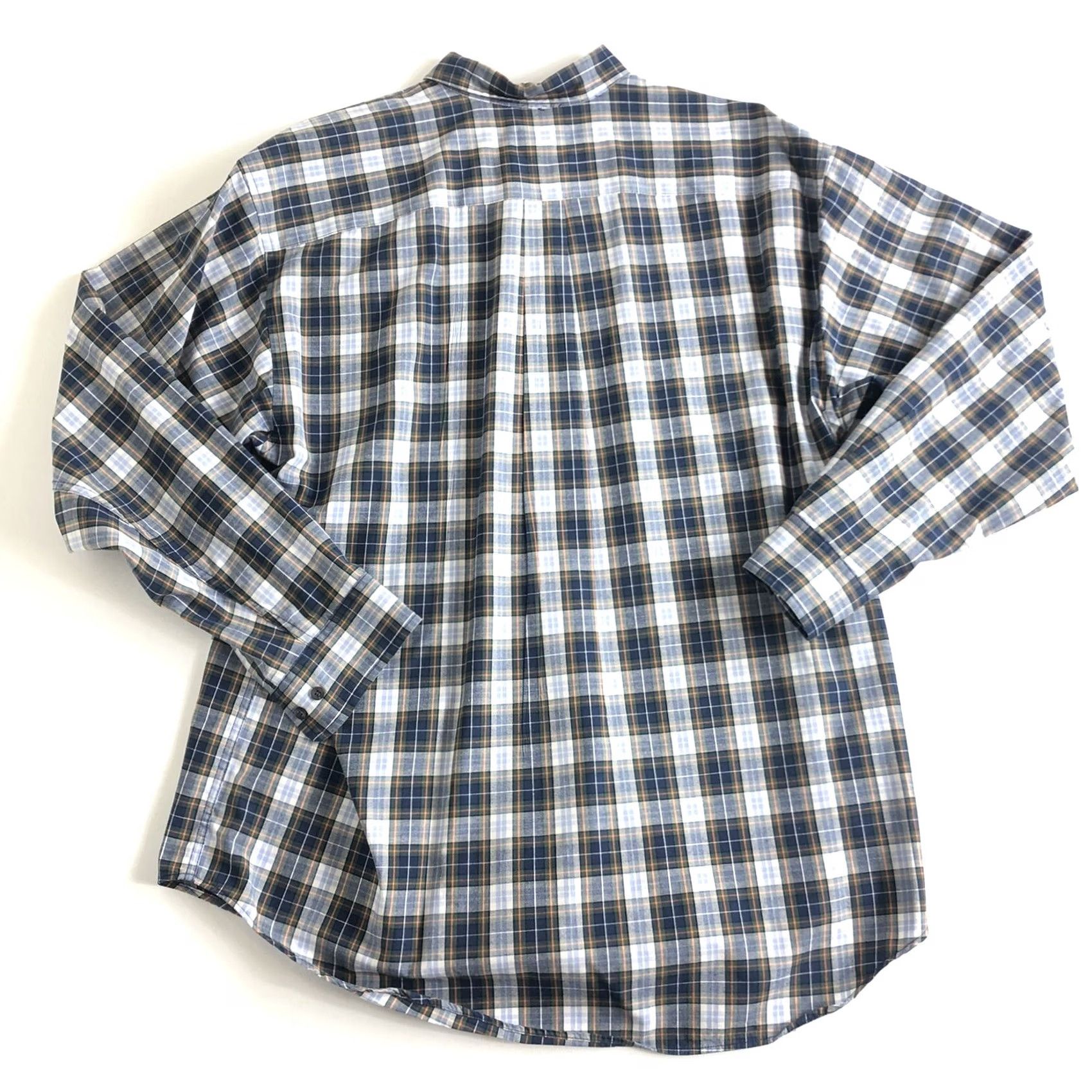 Gap Gap Mens Plaid Long Sleeve Shirt Large Blue Size US L / EU 52-54 / 3 - 2 Thumbnail