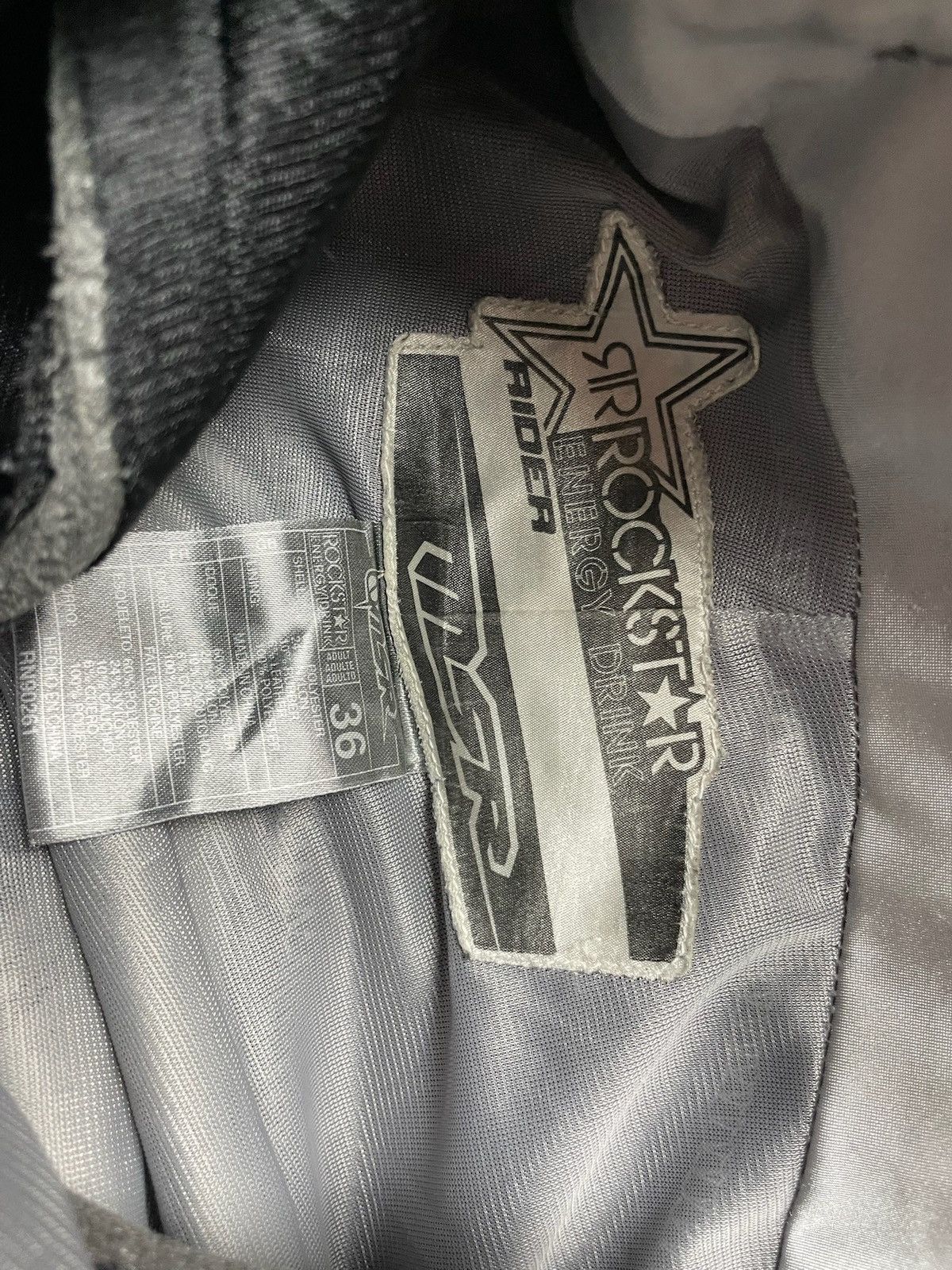 Vintage Vintage Rockstar Moto track suit jersey + Pants Energy Drink Size US 36 / EU 52 - 9 Thumbnail