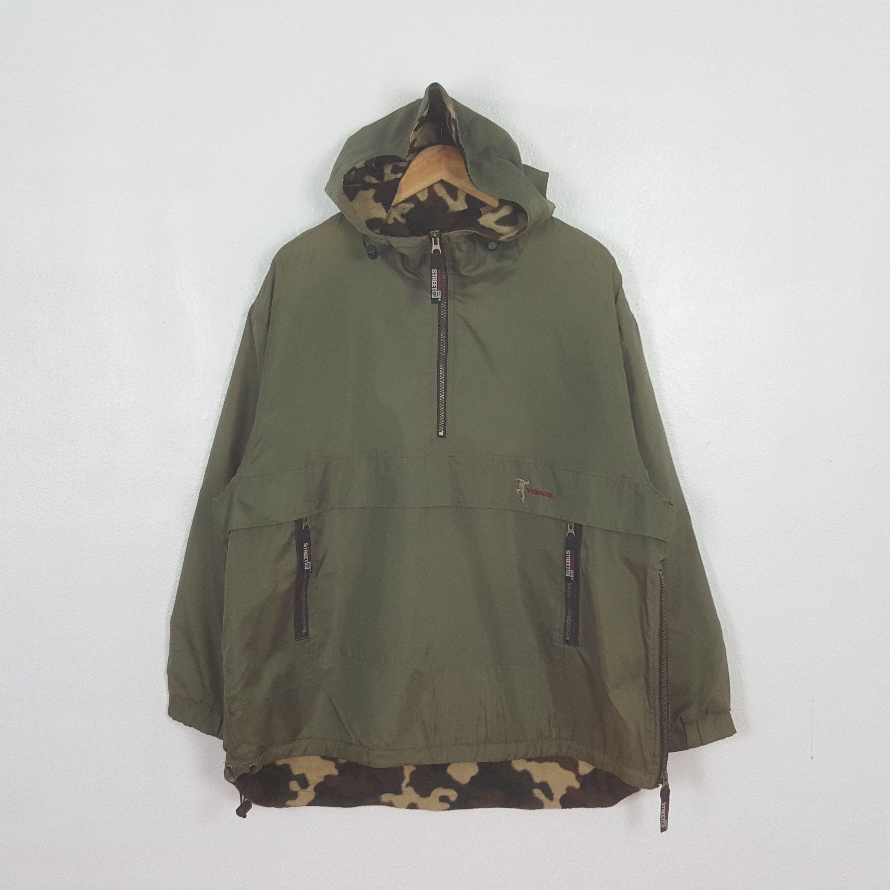 Vision Streetwear Vintage Vision Streetwear Outdoor Fleece Jacket C323N18 Size US XL / EU 56 / 4 - 1 Thumbnail