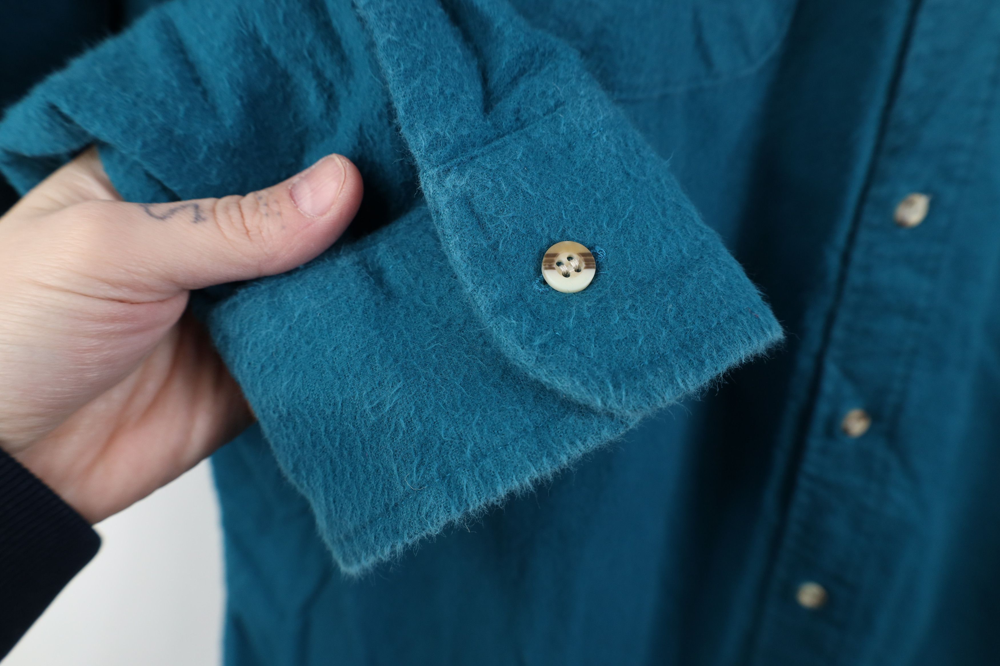 Vintage Vintage 90s Streetwear Cloth Collared Button Down Shirt Size US XXL / EU 58 / 5 - 6 Thumbnail