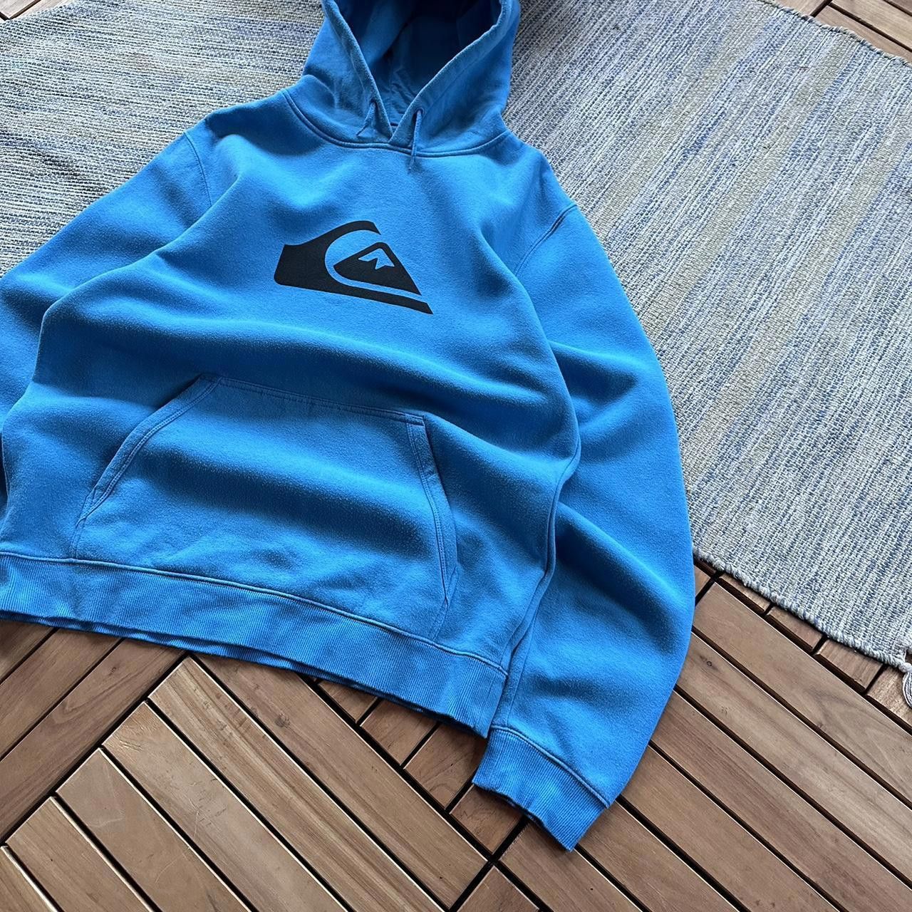 Quiksilver Vintage Y2K Quiksilver Surfwear Big Logo Boxy Hoodie Size US L / EU 52-54 / 3 - 2 Thumbnail