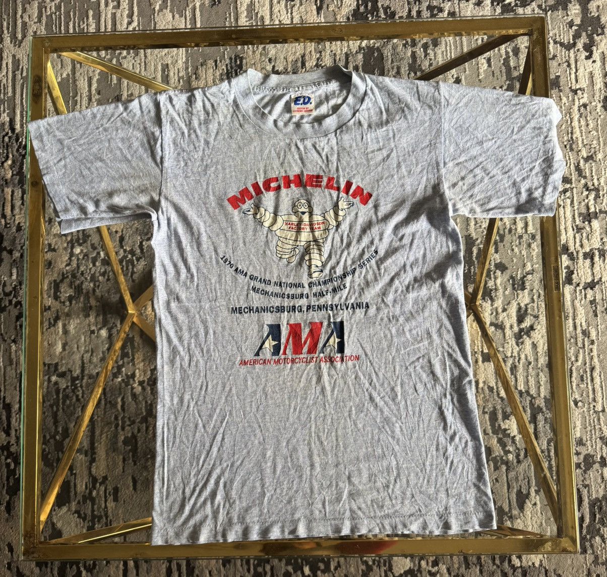 Harley Davidson × Vintage Vintage 80s Harley Davidson Michelin PS01 Size US M / EU 48-50 / 2 - 4 Thumbnail