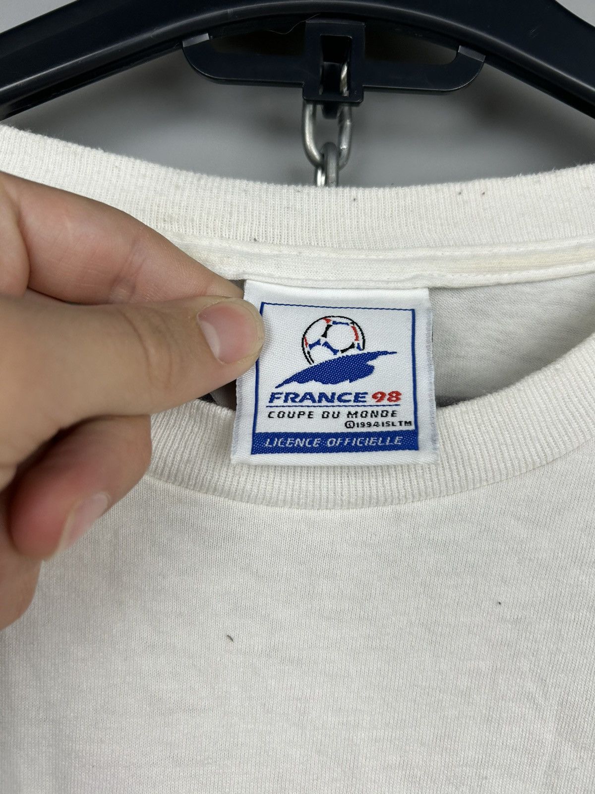 Vintage Vintage Adidas France 1998 T shirt United States Size US L / EU 52-54 / 3 - 3 Thumbnail