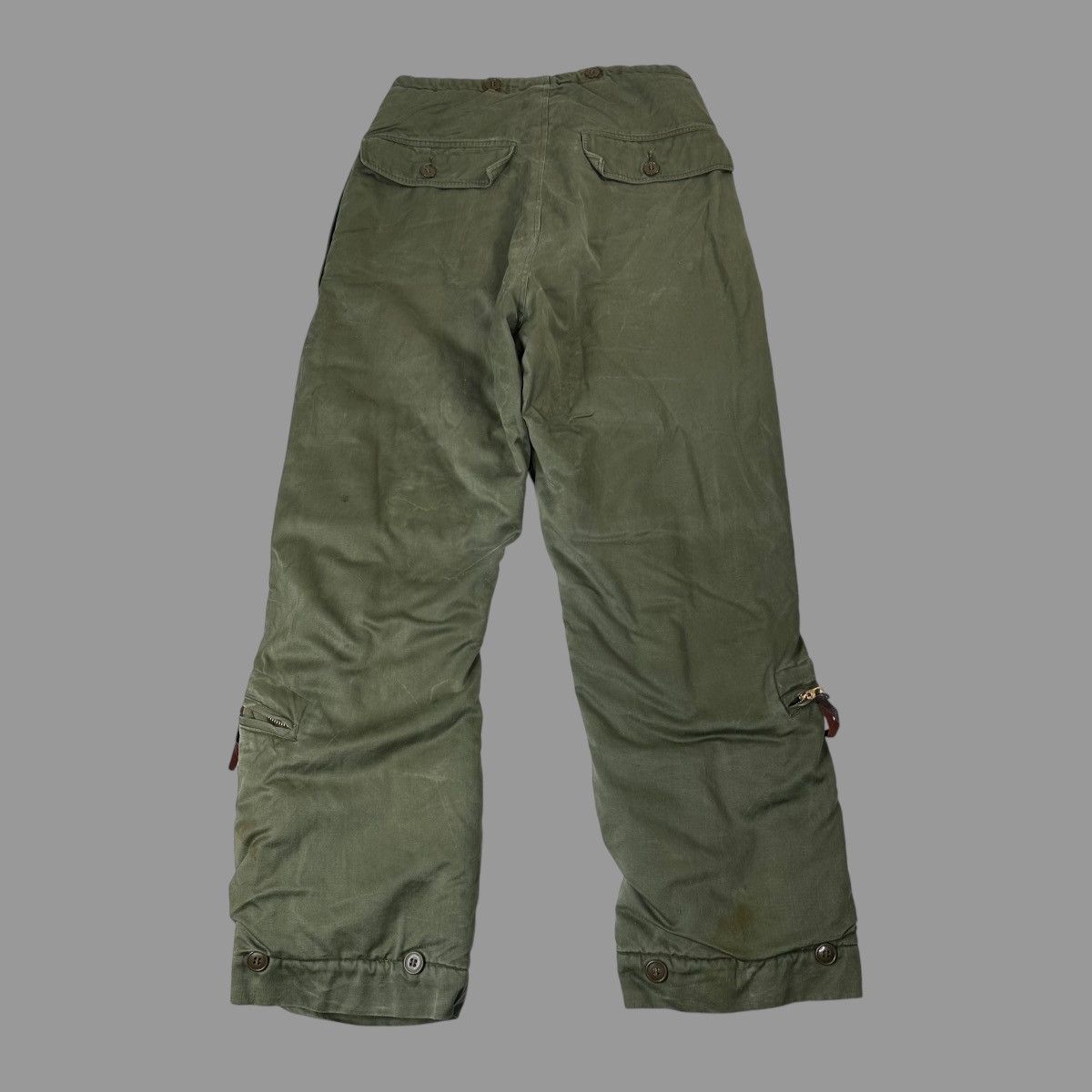 Vintage Vintage 1950s military cargo pants Size US 30 / EU 46 - 4 Thumbnail