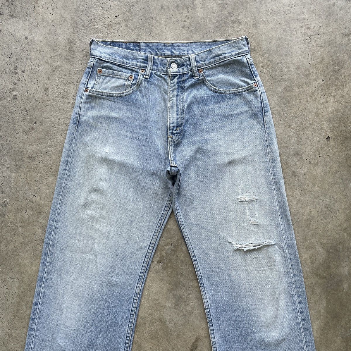 Levi's Vintage Levi’s 534 LightWash Faded Jeans Distressed Pants Size US 30 / EU 46 - 3 Thumbnail