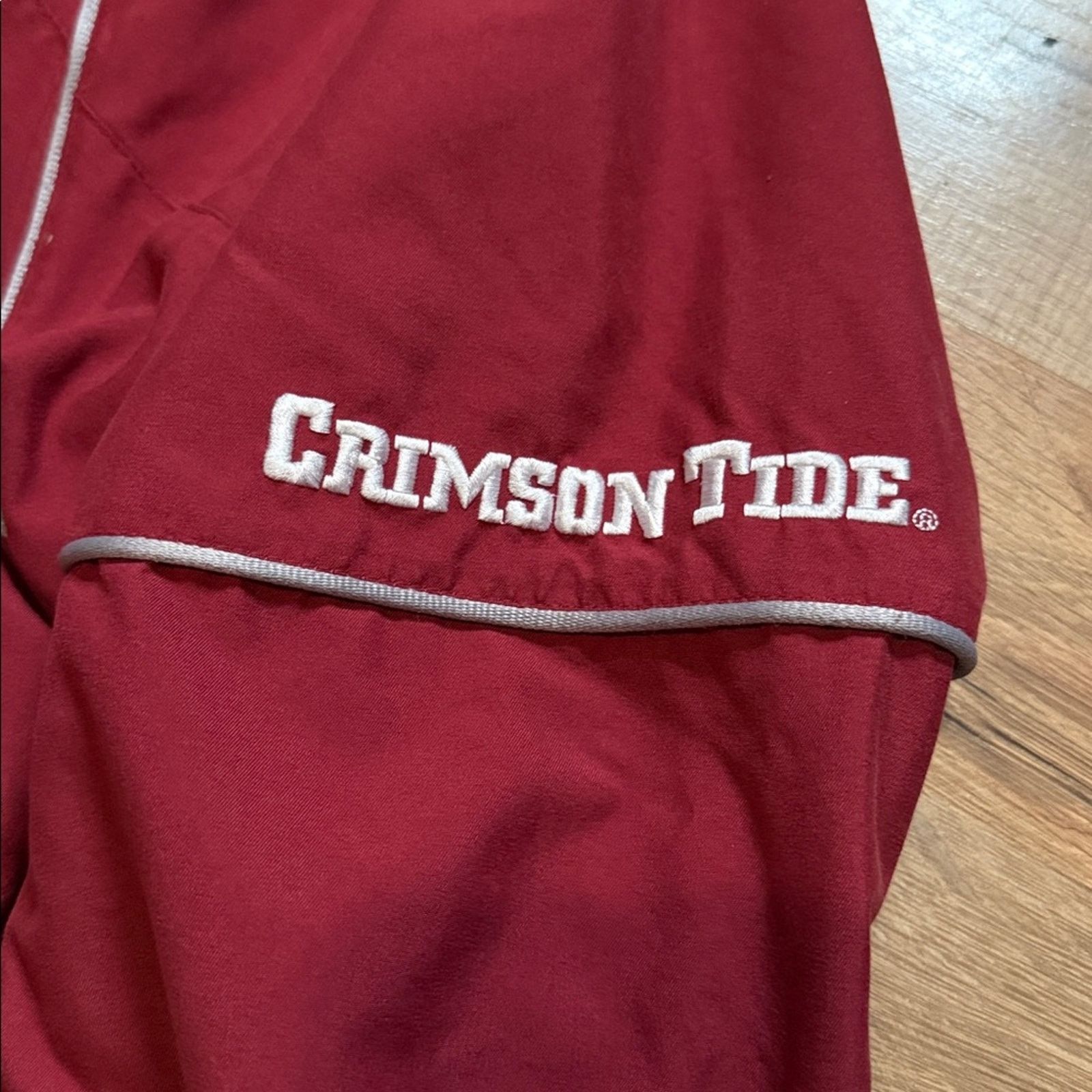 Nike 90s Nike Alabama Crimson Tide Center Swoosh Windbreaker Size US XL / EU 56 / 4 - 3 Thumbnail