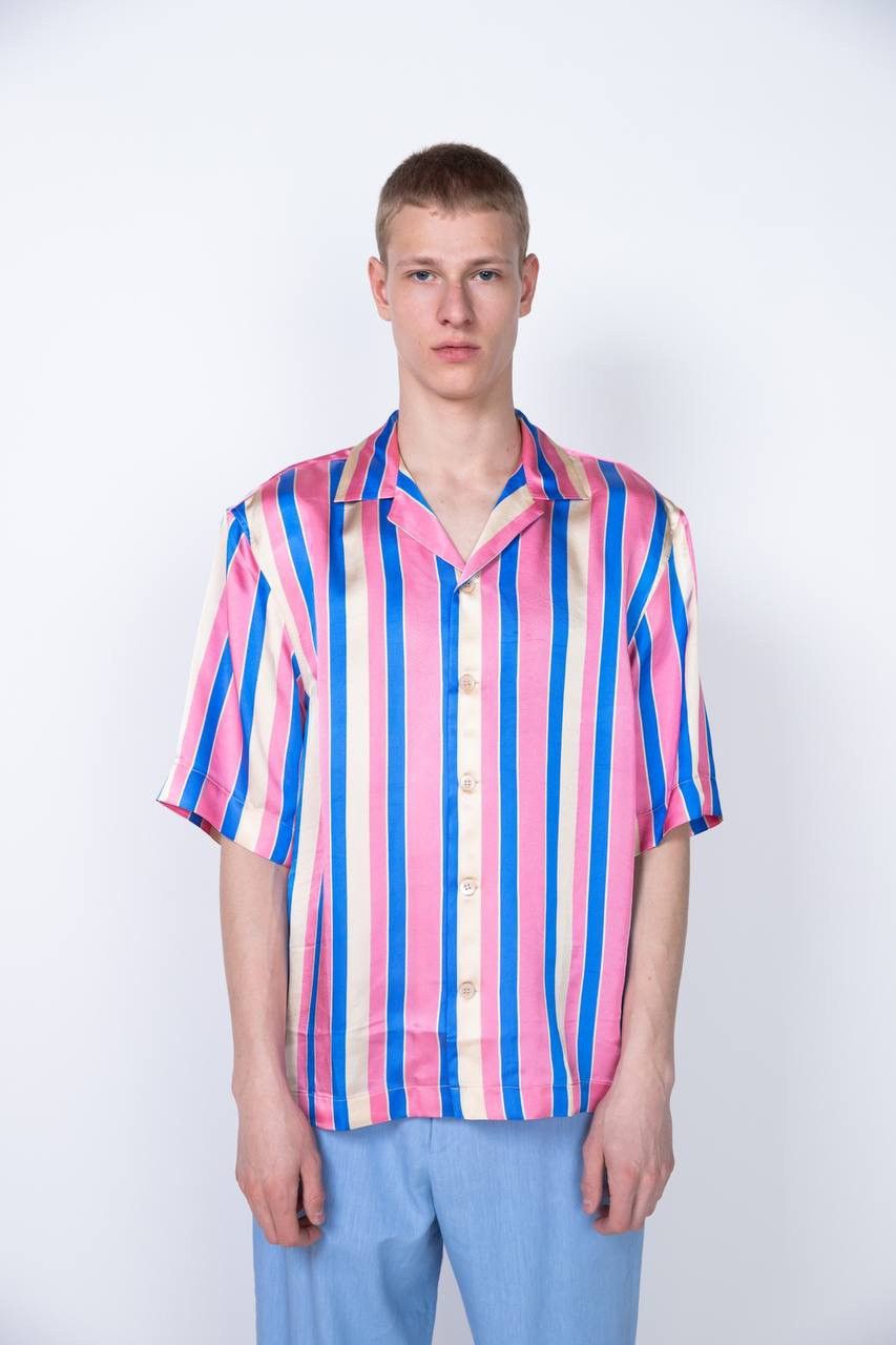 Dries Van Noten Dries Van Noten Stripped Men’s Shirt S M Size US S / EU 44-46 / 1 - 1 Thumbnail
