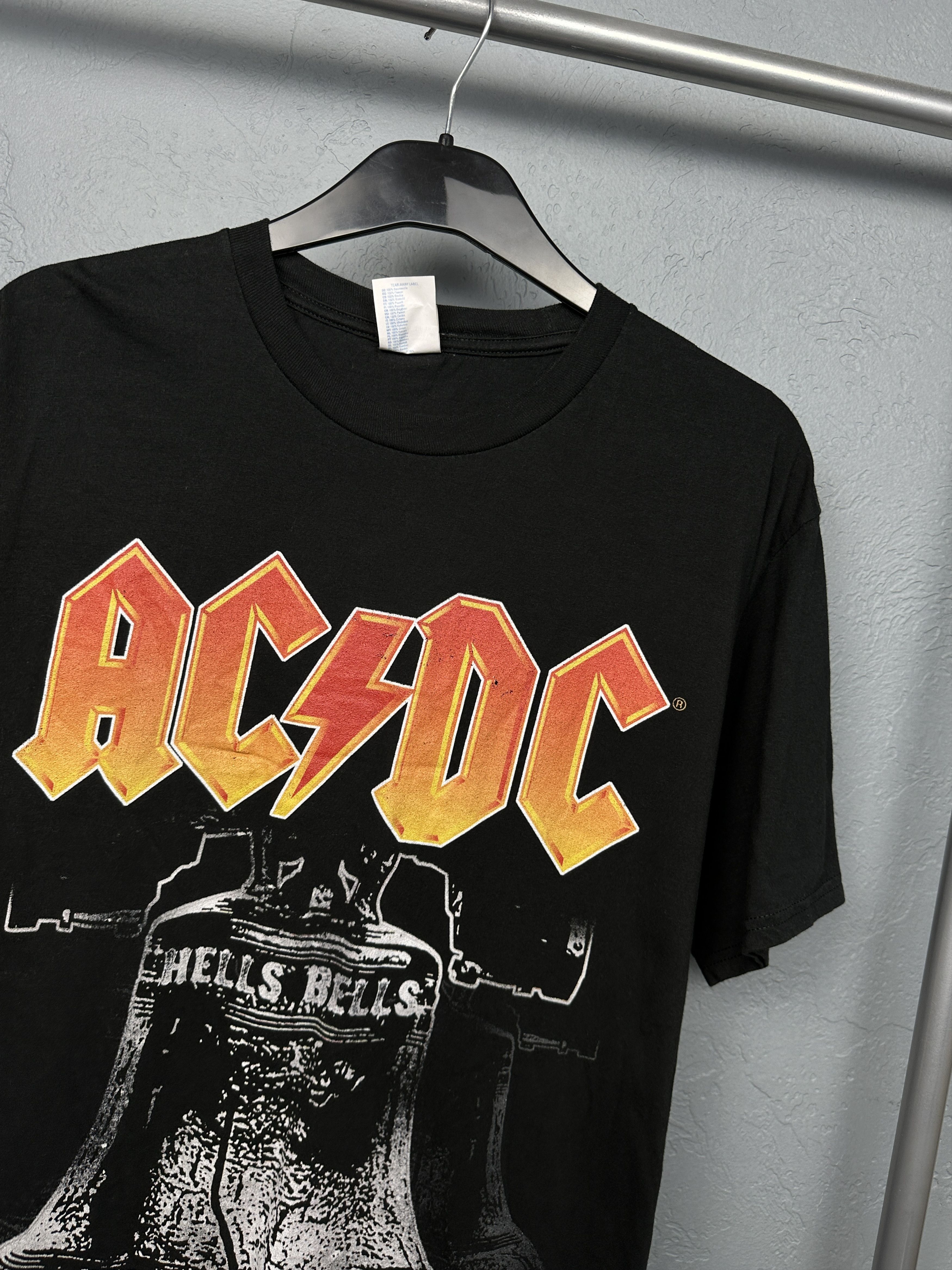 AC/DC × Band Tees AC DC Hells Bells Vintage Rock Band T-Shirt Size US L / EU 52-54 / 3 - 2 Thumbnail