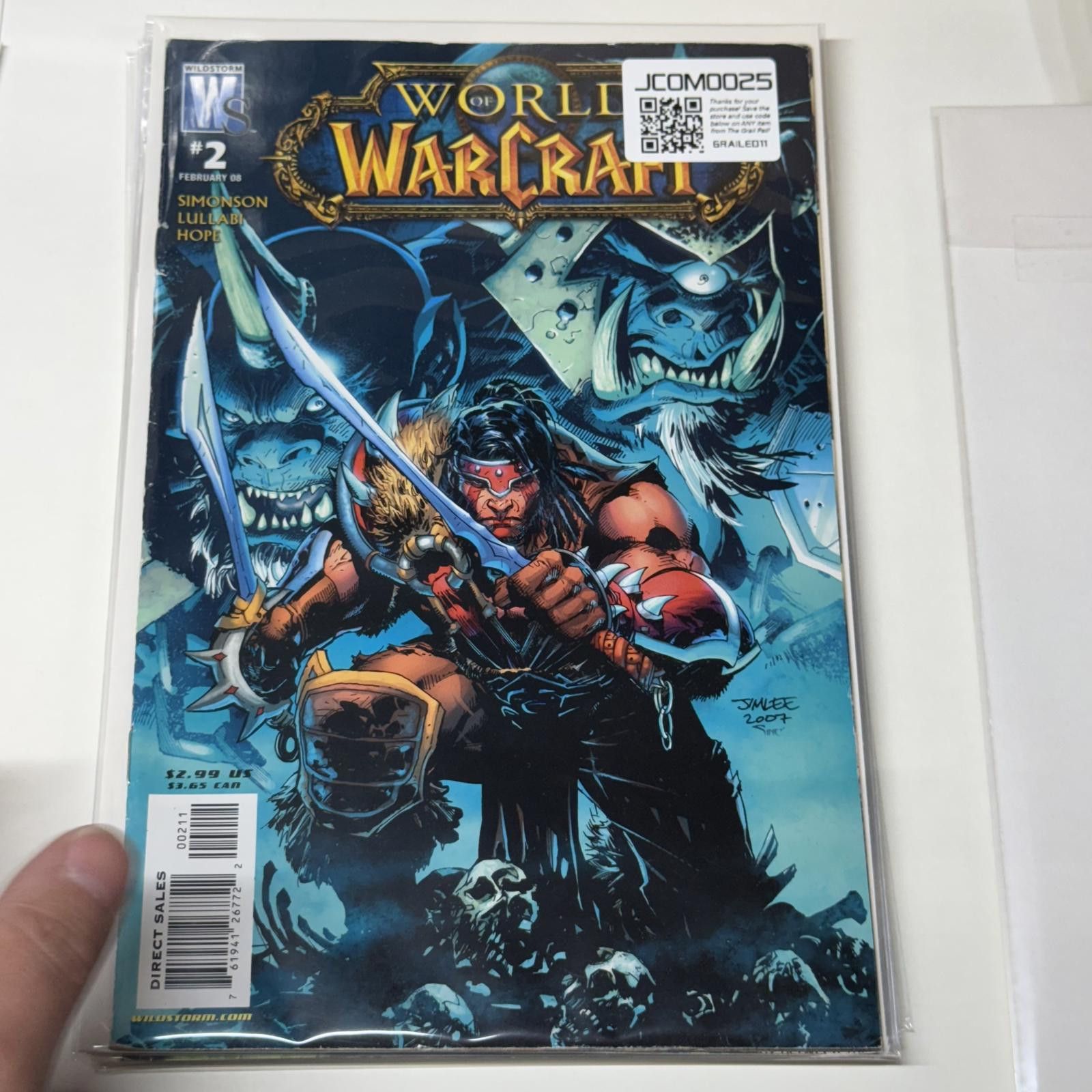 Designer Wildstorm World of Warcraft #1 FEB 2008 WoW Comic Book 1st Size ONE SIZE - 1 Thumbnail