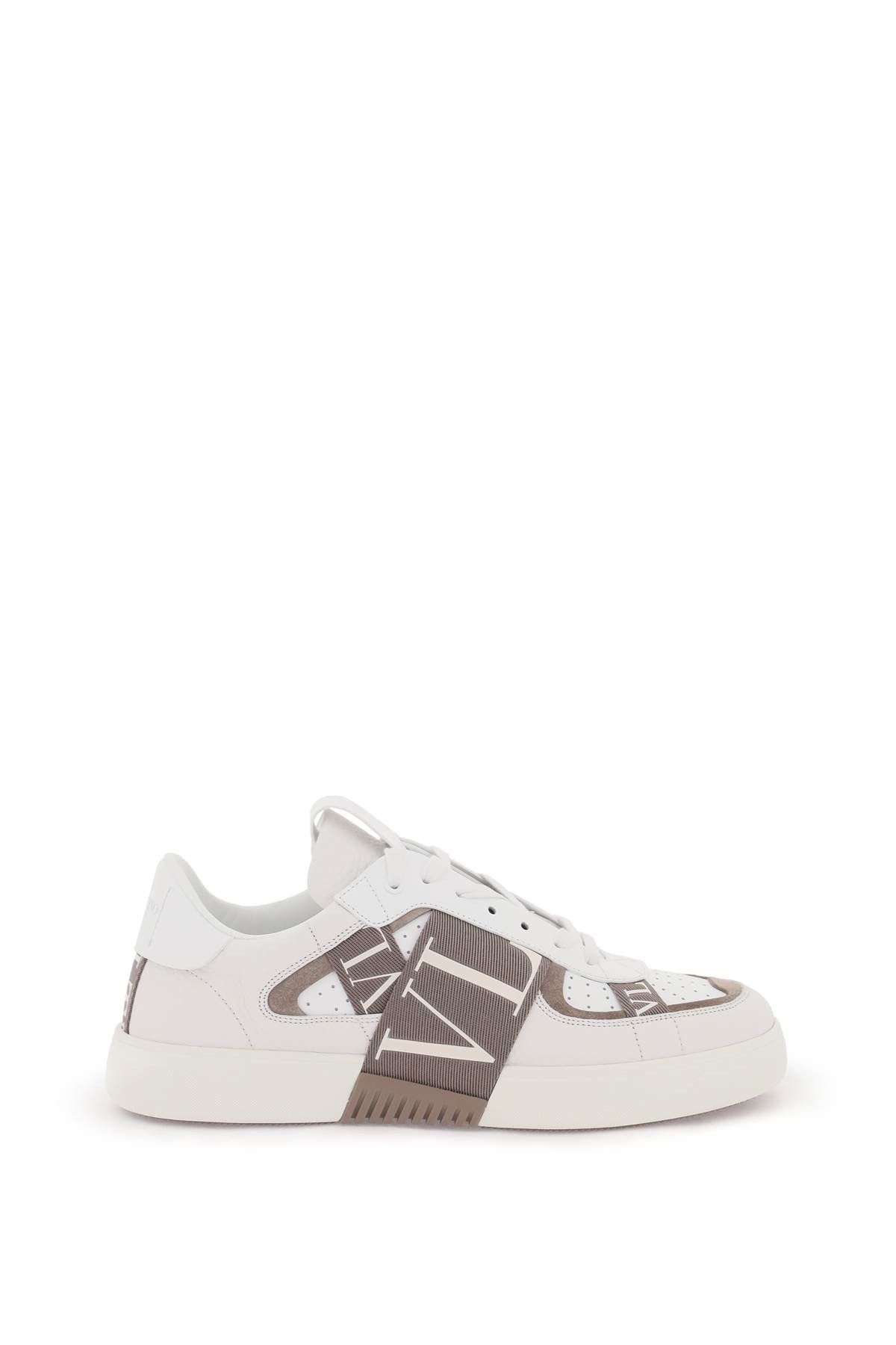 image of Valentino Garavani Vl7N Low-Top Sneakers in Bianco Clay Ivory, Men's (Size 12)