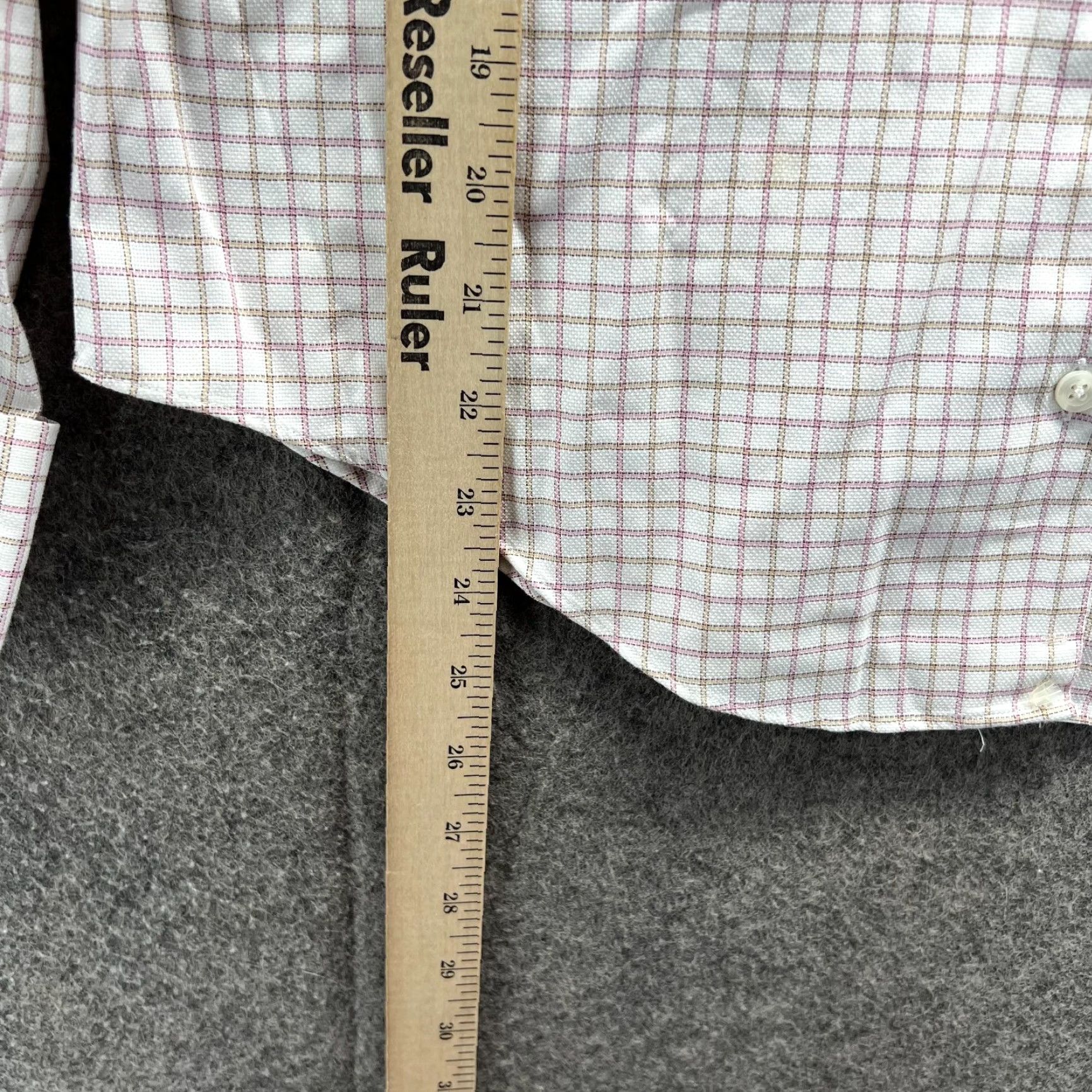 Brooks Brothers VINTAGE Brooks Brothers Shirt Womens 4 Beige Button Down 346 Semi Fitted Preppy Gingham Check Long Sleeve Collared Button-Up Womens Boys/Girls? Size S / US 4 / IT 40 - 5 Thumbnail