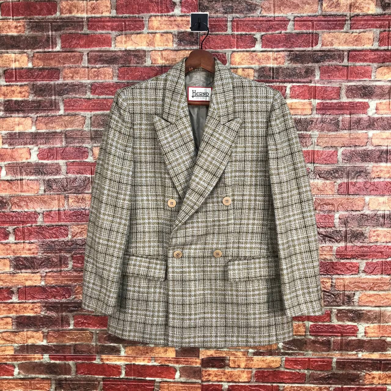 Herno HERNO DOUBLE BREASTED CHECKERED JACKET SIZE 44 MADE ITALY Size US S / EU 44-46 / 1 - 2 Thumbnail
