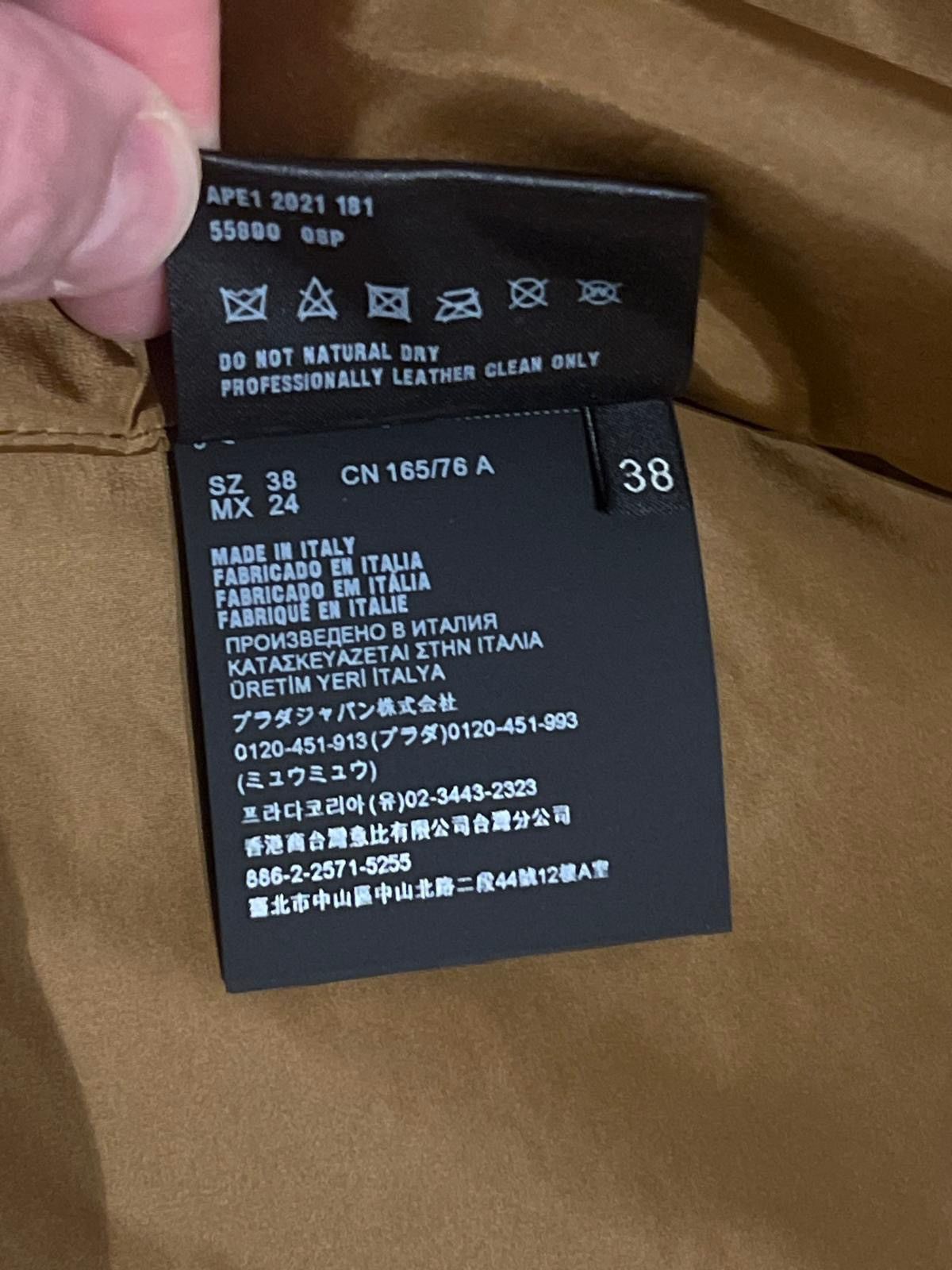 Prada Prada Leather Blazer Jacket Size XS / US 0-2 / IT 36-38 - 10 Thumbnail