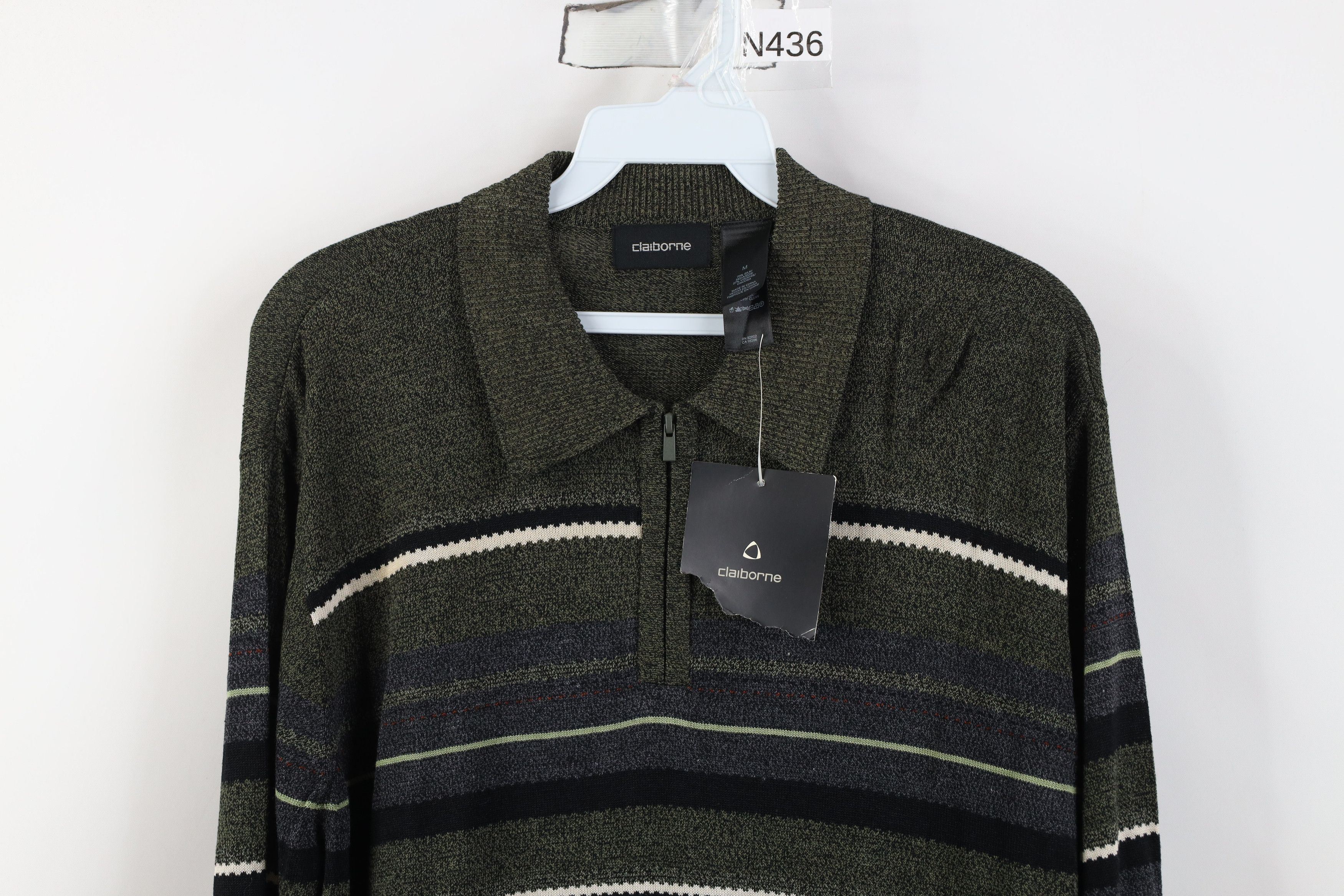 Vintage Deadstock Vintage 90s Streetwear Blend 1/4 Zip Knit Polo Size US M / EU 48-50 / 2 - 2 Thumbnail