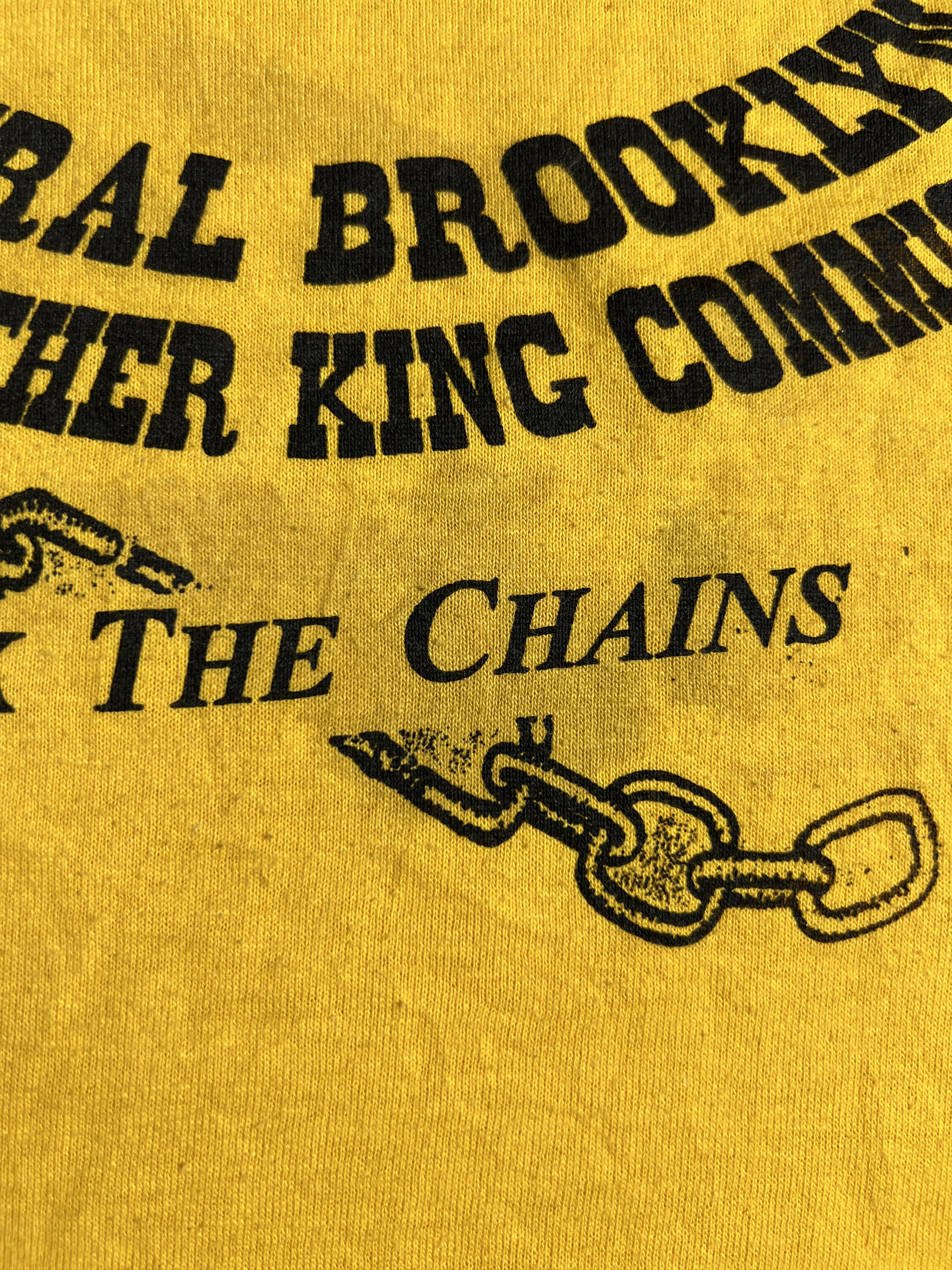 Vintage Vintage 80s Martin Luther King Jr. Day Promo Tee (L) GTME217 Size US L / EU 52-54 / 3 - 8 Thumbnail