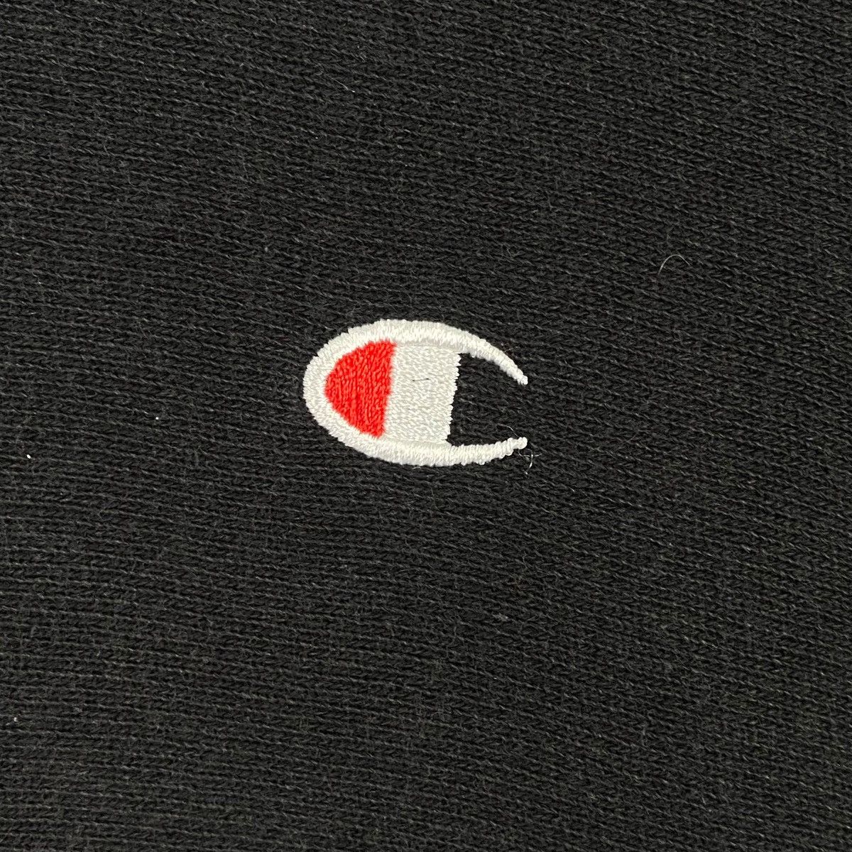 Champion × Vintage Vintage Champion Hoodie Small C Logo Sweater Black Size US L / EU 52-54 / 3 - 5 Thumbnail