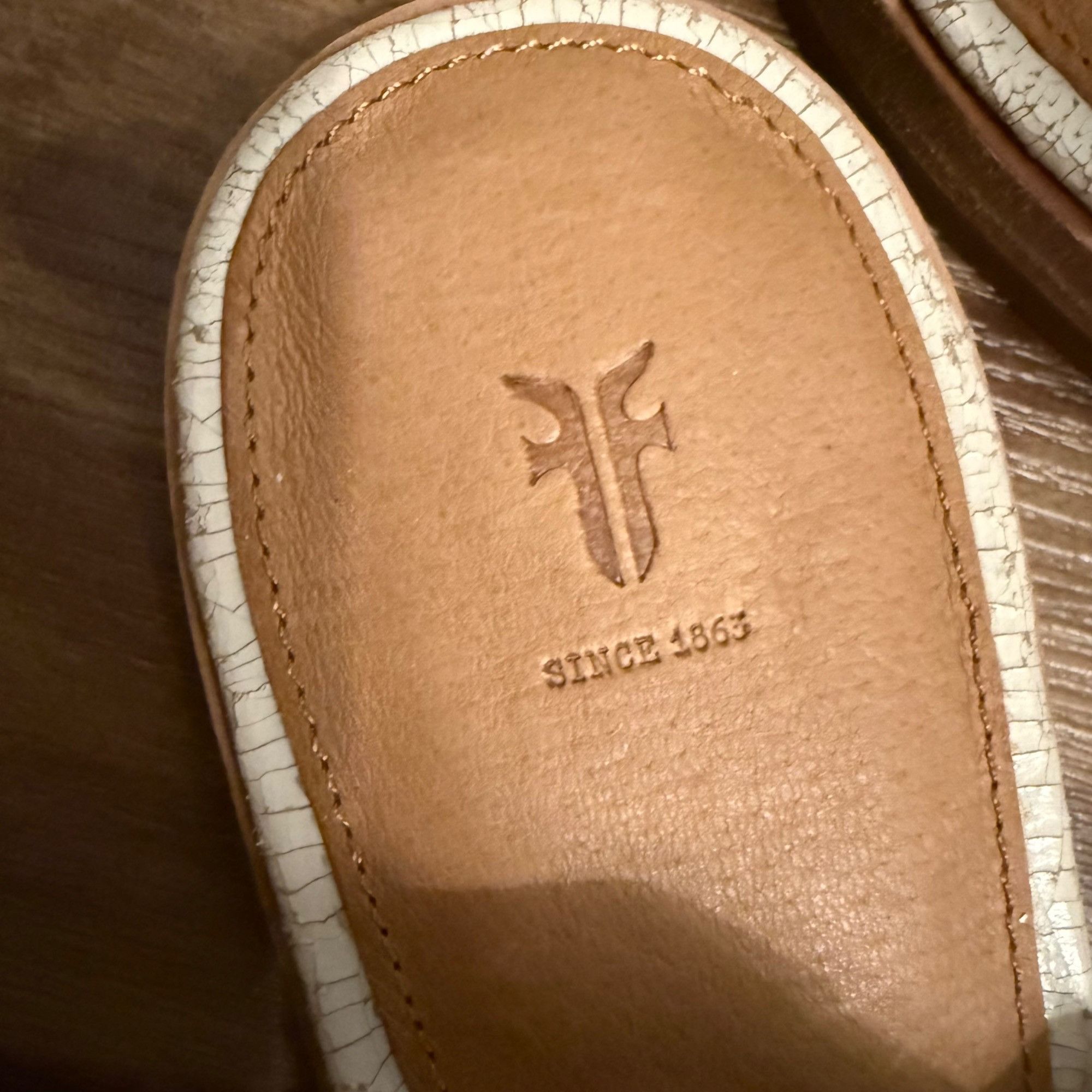 Other Frye Kenzie Strappy Harness Flat In Off White Sz 10 Size US 10 / IT 40 - 6 Thumbnail