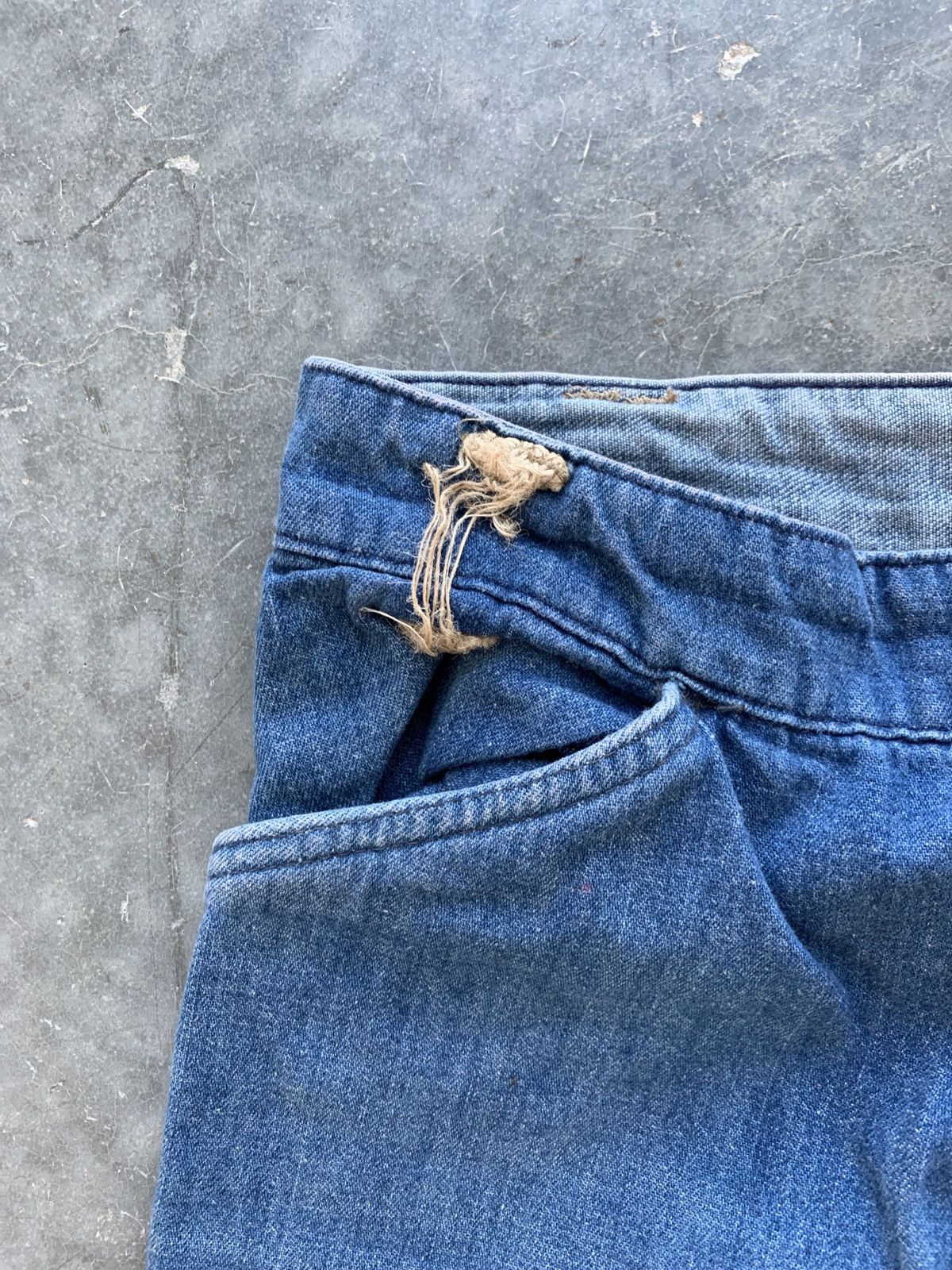 Vintage Crazy Vintage 70s Flared Jeans Hippie Style Size US 30 / EU 46 - 5 Thumbnail