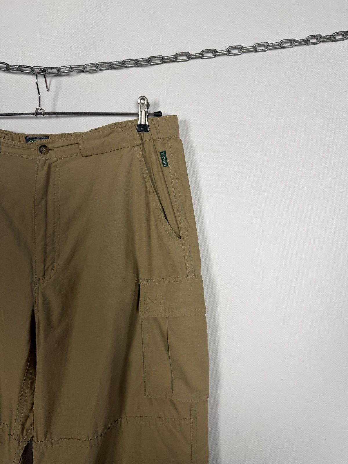 Vintage Vintage Land Rover Cargo Pants Racing Moto Y2K Beige Size L Size US 36 / EU 52 - 2 Thumbnail