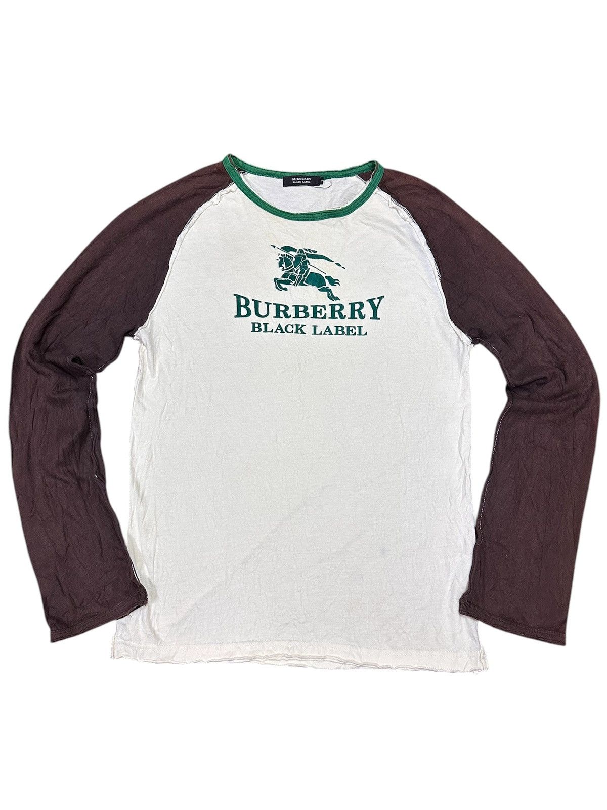 GOA 2000s Distressed Burberry Long Sleeve Rick Owens Y2K Style Size US S / EU 44-46 / 1 - 1 Thumbnail
