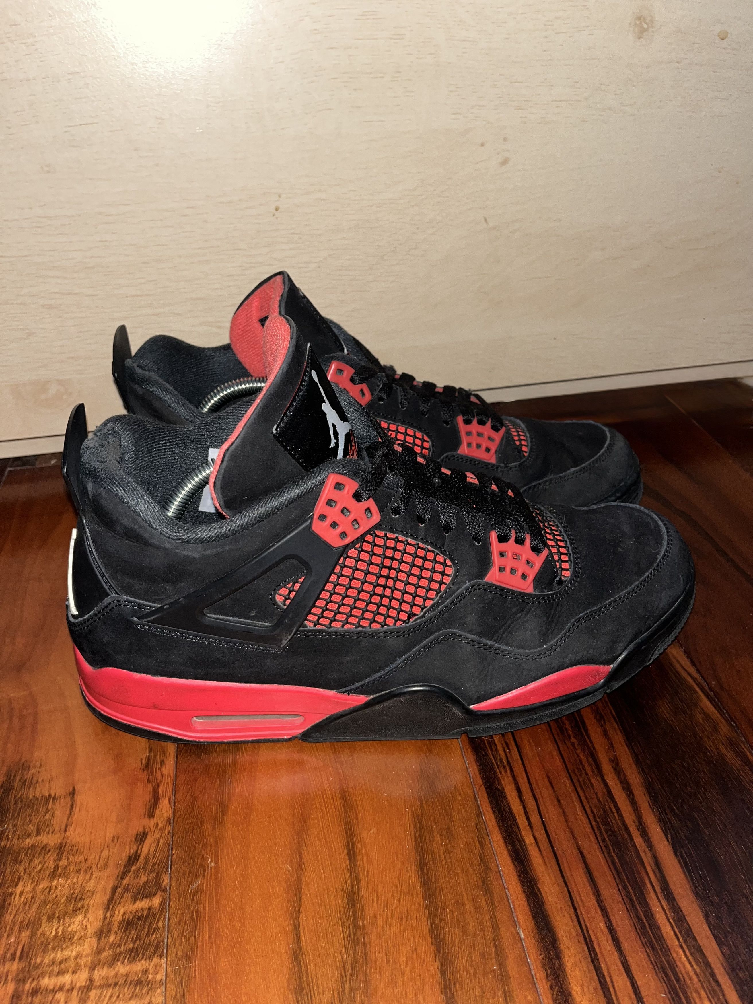 Jordan Brand Air Jordan 4 Retro 'Red Thunder' Size US 11 / EU 44 - 3 Thumbnail