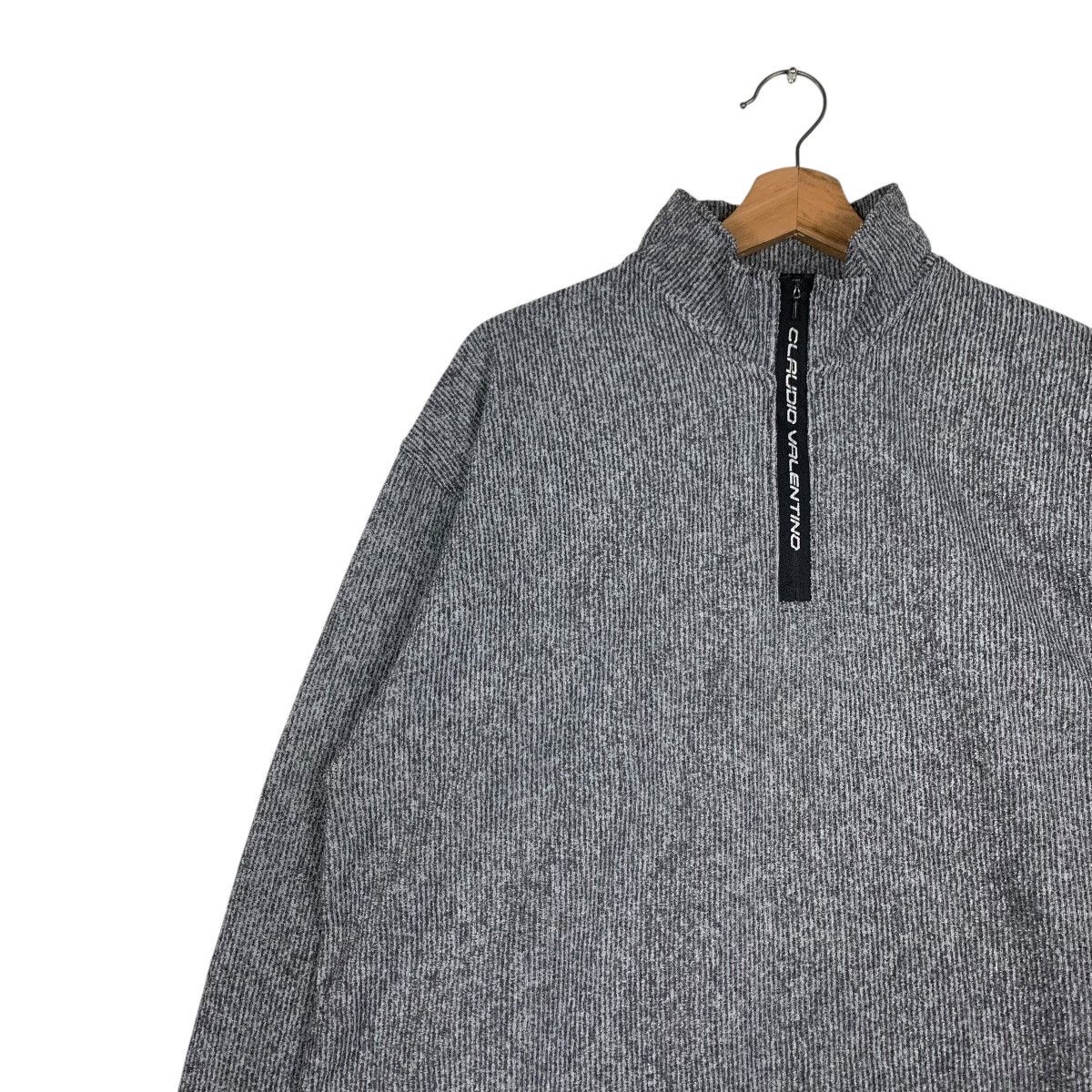 Vintage CLAUDIO VALENTINO Half Zip Turtleneck Sweater #1472-C66 Size US L / EU 52-54 / 3 - 6 Thumbnail