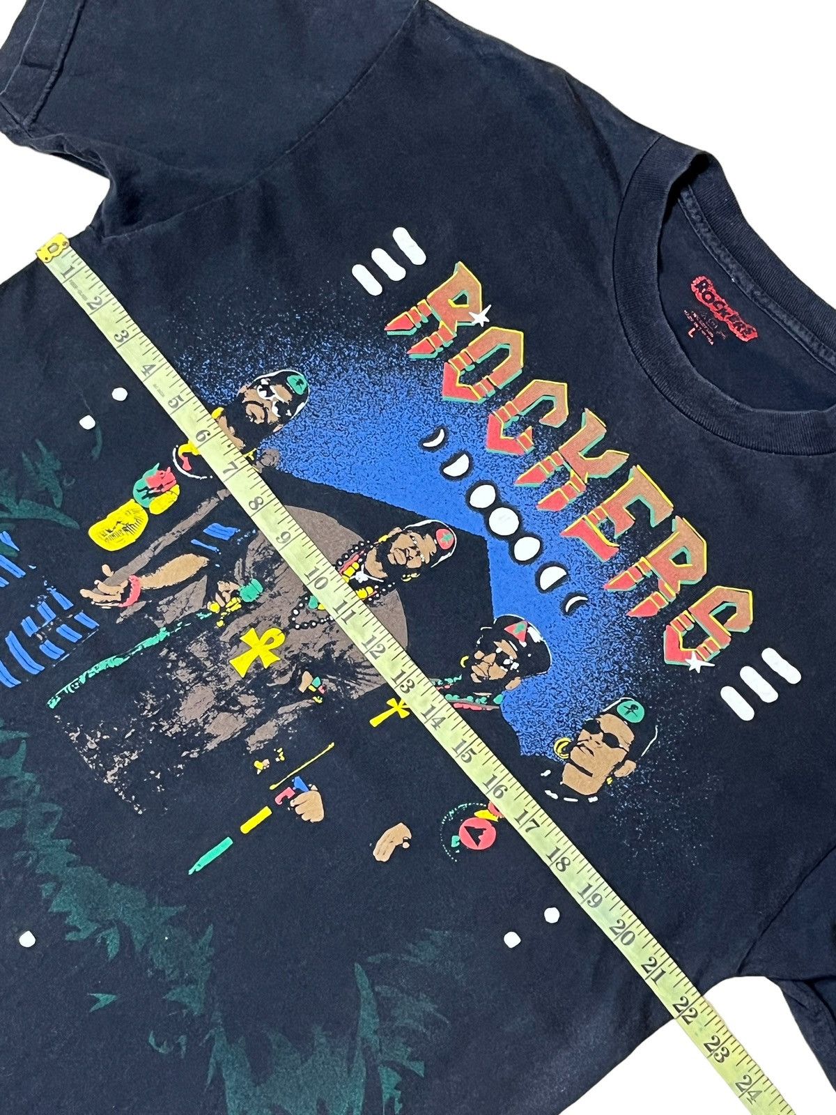Band Tees FADED🔥VINTAGE Y2K ROCKERS 2003 RASTAFARIAN HIP HOP TEE SHIRT Size US L / EU 52-54 / 3 - 8 Thumbnail