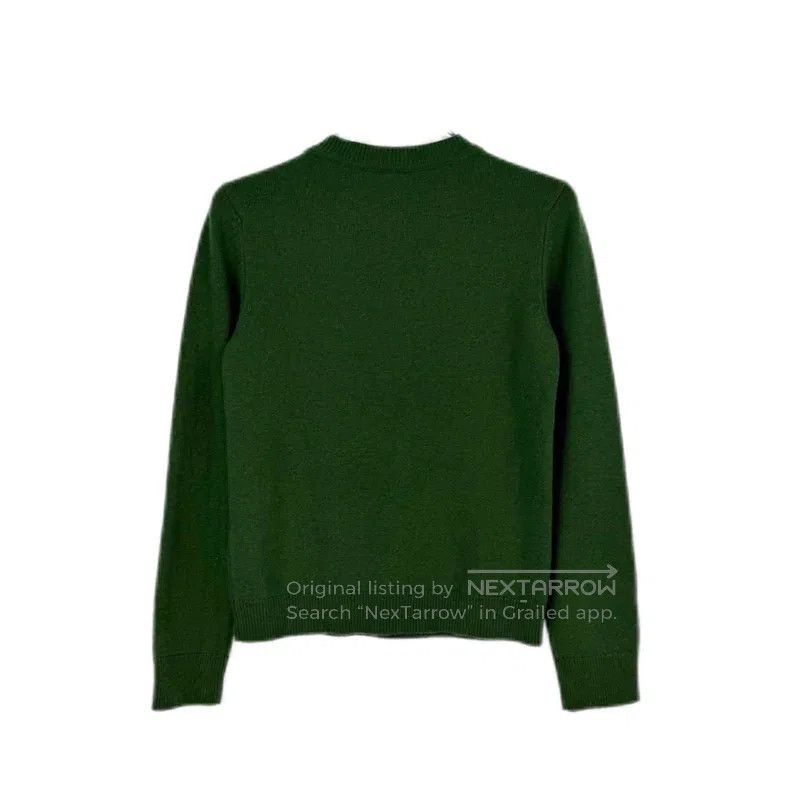 Hermes Hermes Green Large Logo Cashmere Sweater Size XS / US 0-2 / IT 36-38 - 2 Thumbnail