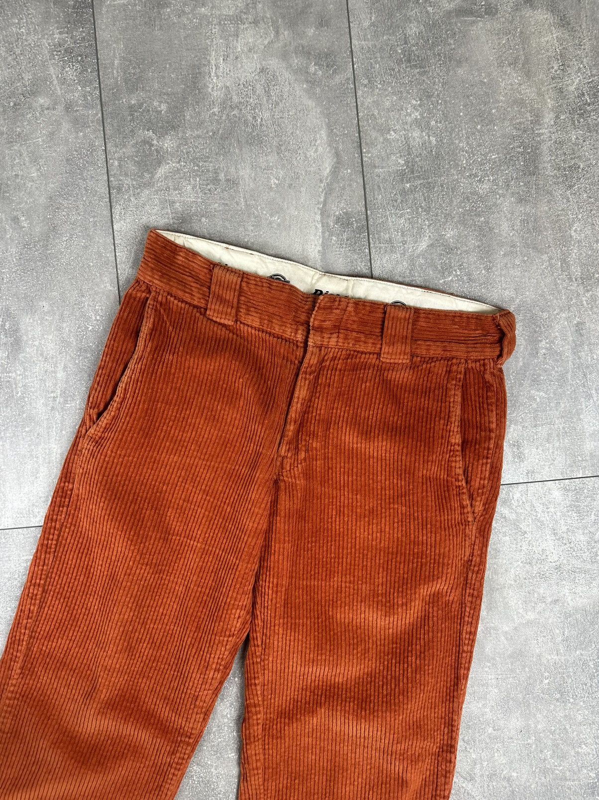 Dickies Dickies Orange Small Logo Corduroy Pants Size US 30 / EU 46 - 7 Thumbnail