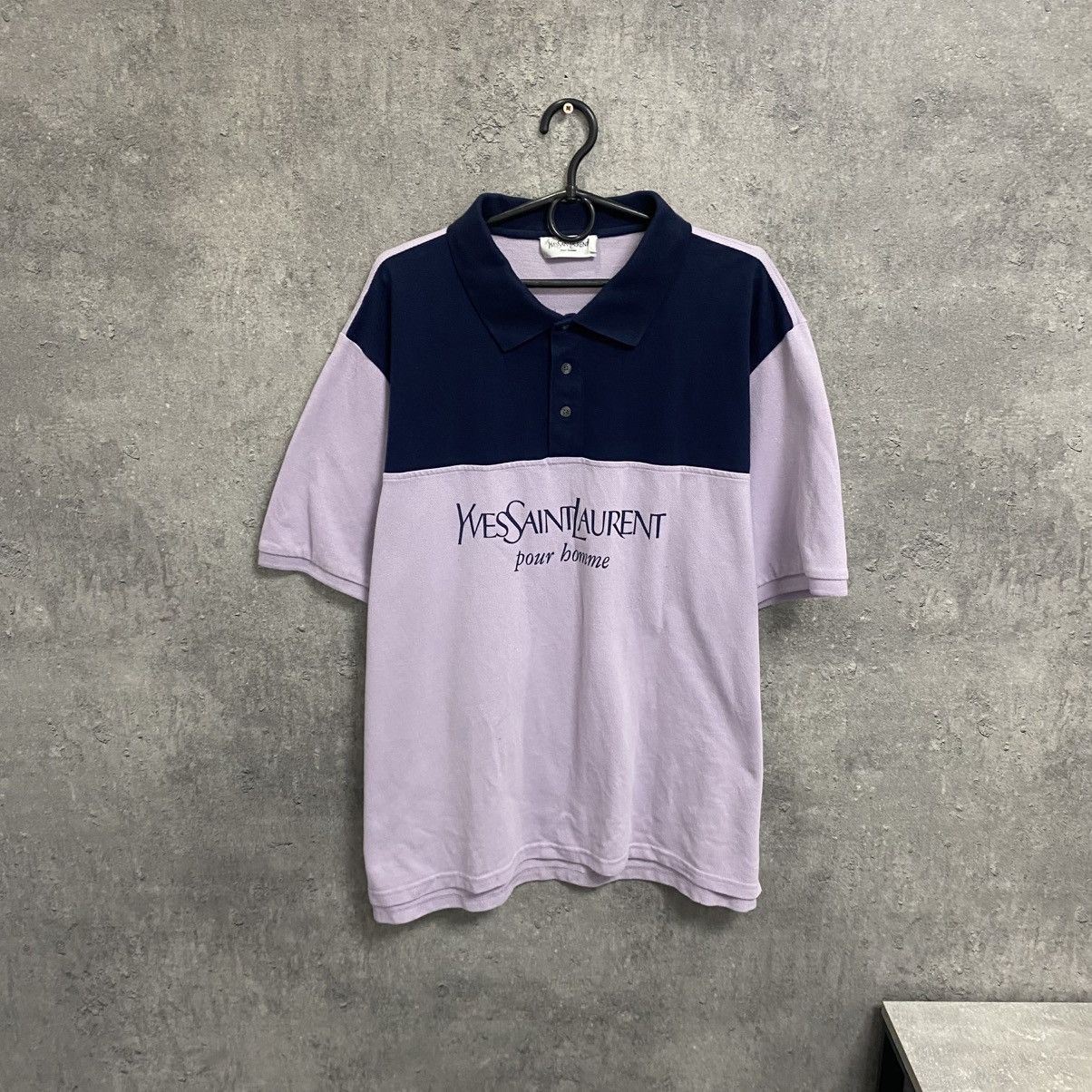 Yves Saint Laurent Vintage Yves Saint Laurent Polo T-shirt YSL Big Logo Y2K Size US XXL / EU 58 / 5 - 1 Thumbnail