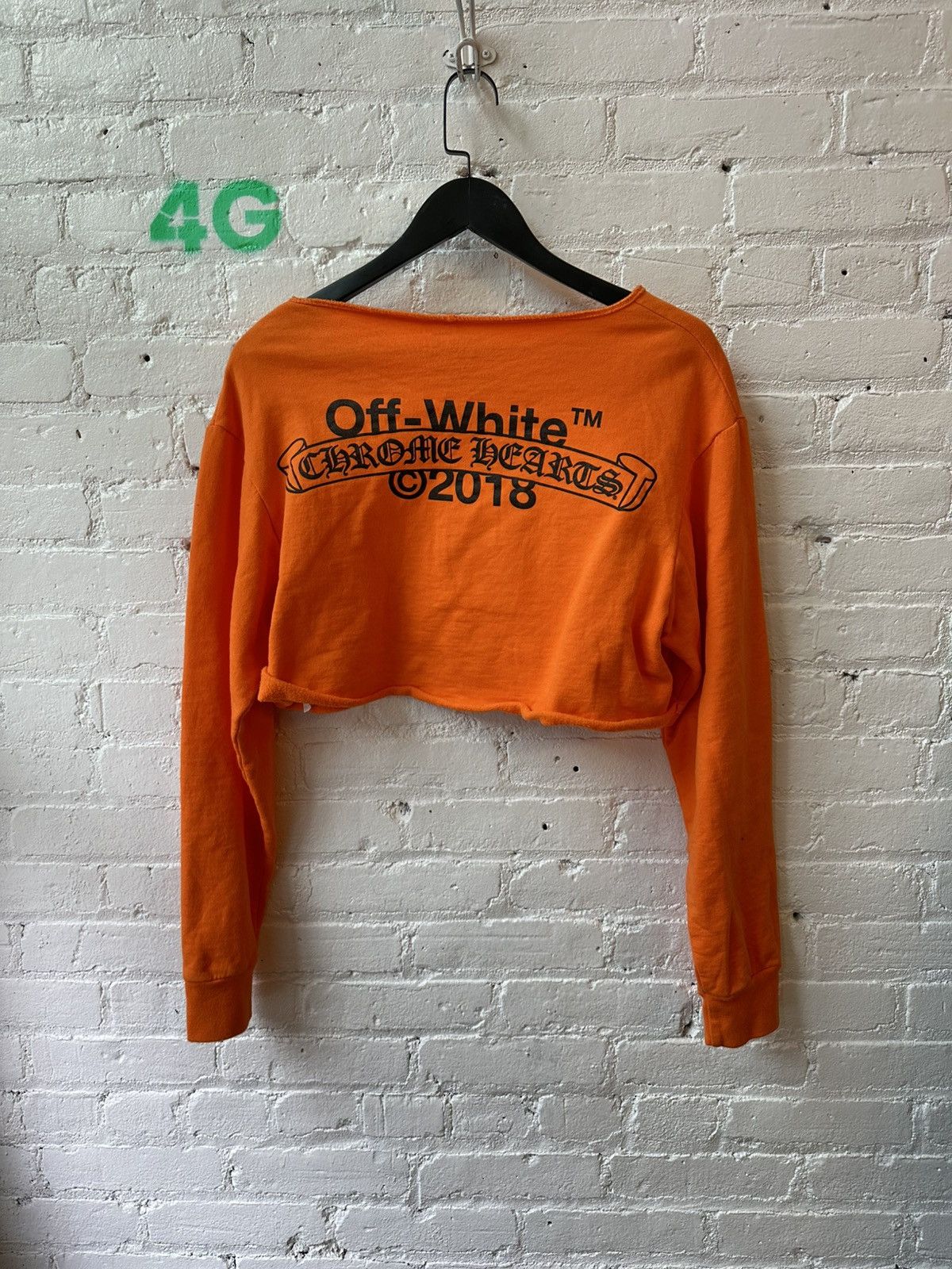 CHROME HEARTS OFF WHITE CHROME HEARTS SHIRT