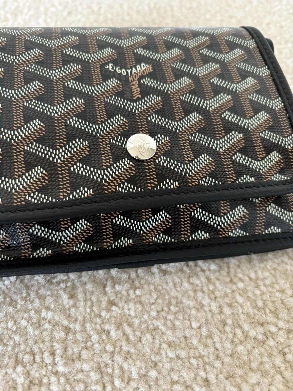 image of Goyard Plumet Pouch in Black, Men's