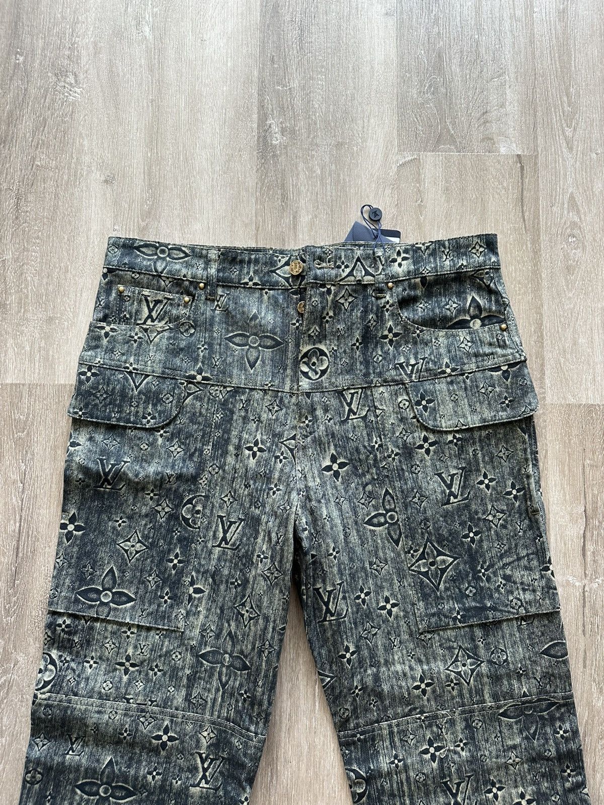 Louis Vuitton LOUIS VUITTON Denim Monogram Pant Size US 34 / EU 50 - 2 Thumbnail