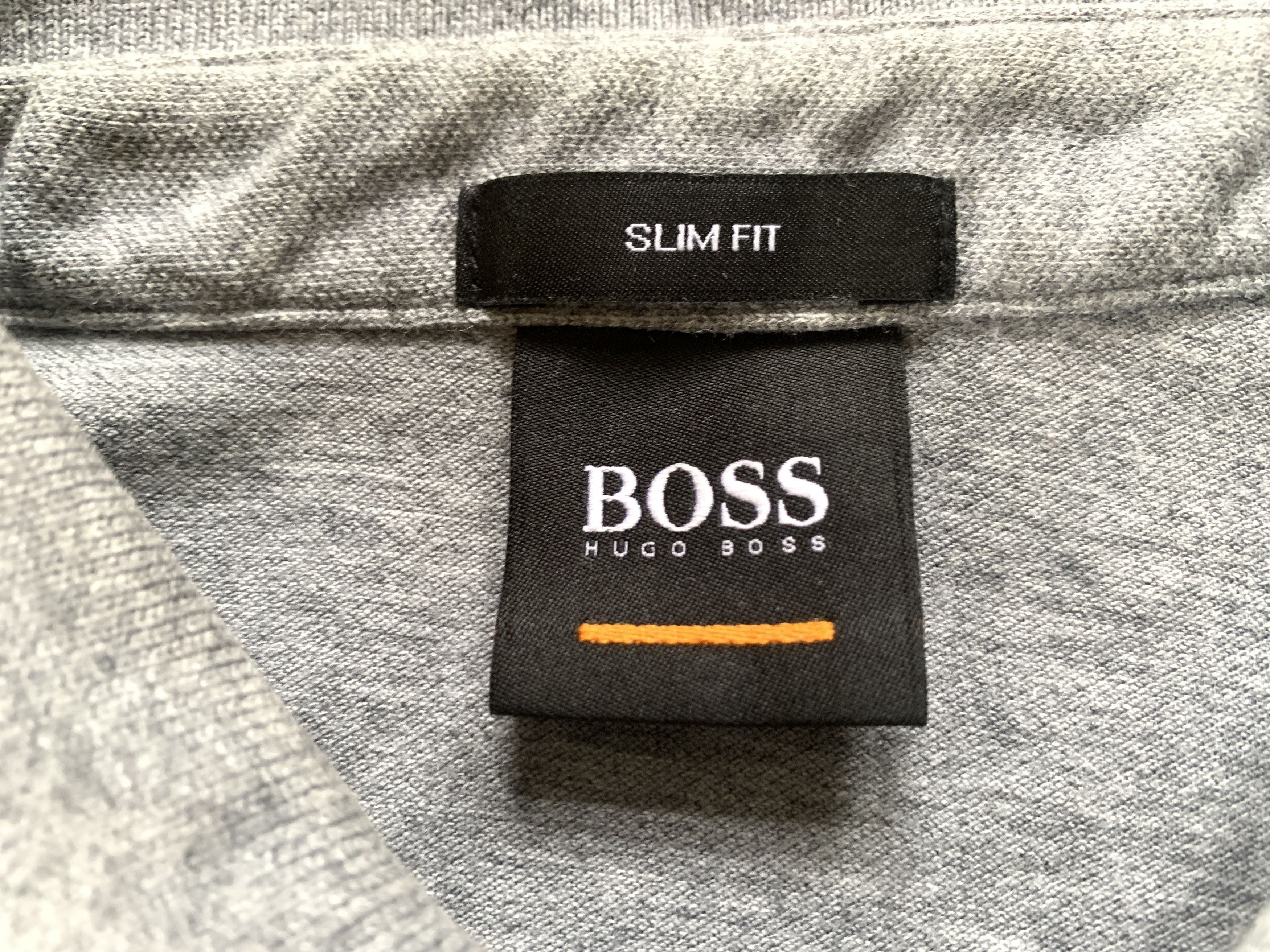 Hugo Boss Hugo Boss Orange Slim Fit Men Grey Polo T-Shirt Size US M / EU 48-50 / 2 - 6 Thumbnail