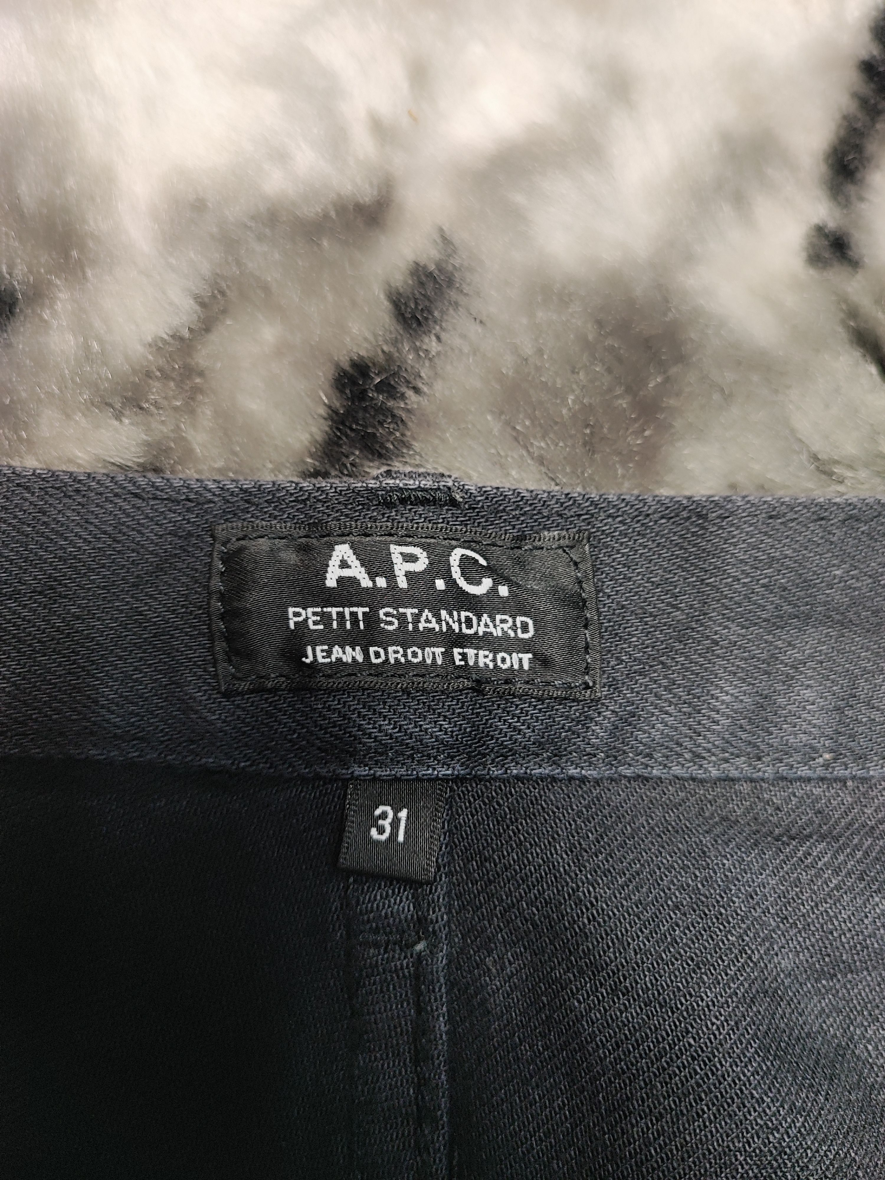 A.P.C. × JJJJound APC Petit Standard Black Jeans 32 Size US 32 / EU 48 - 15 Thumbnail