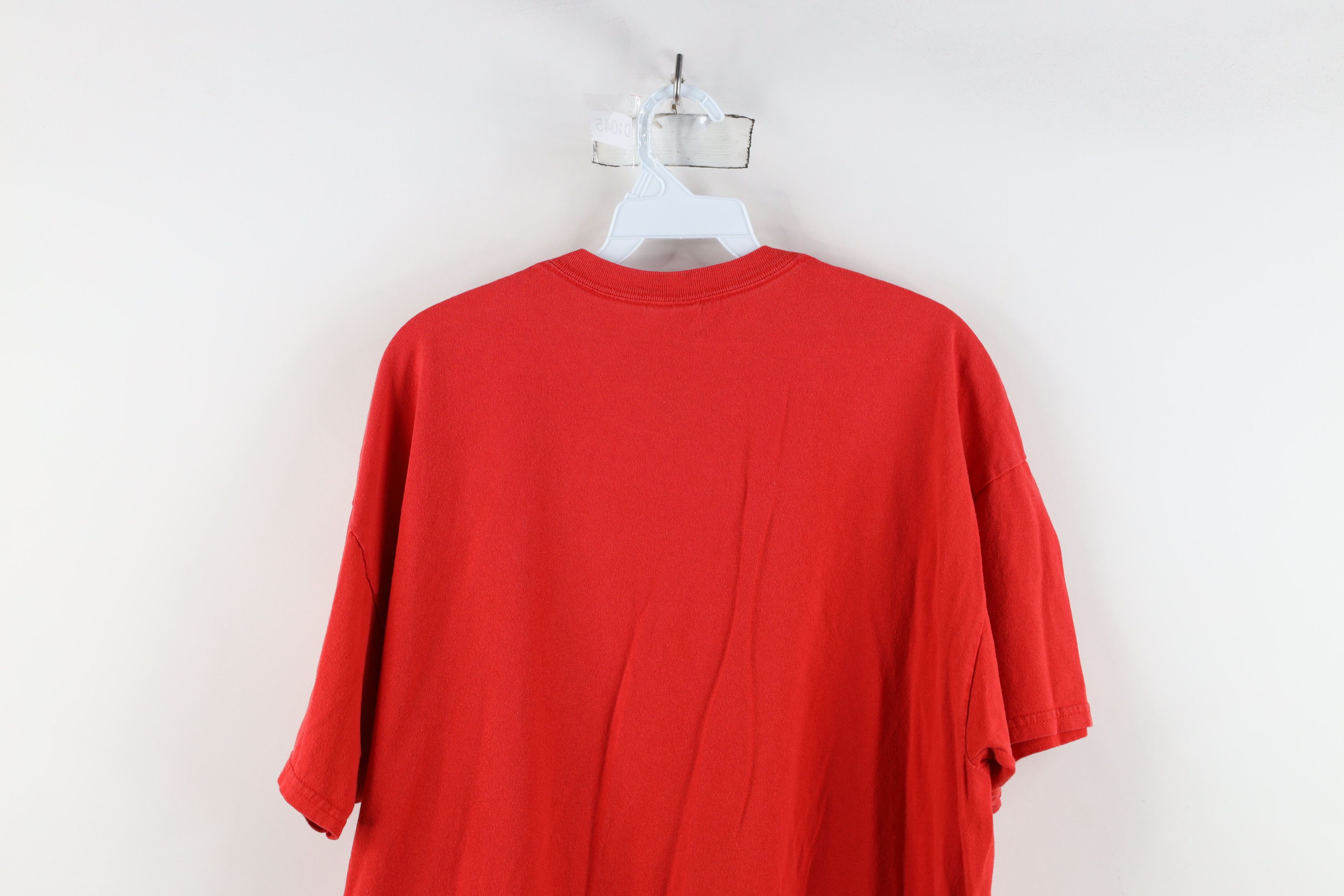 Vintage Vintage Y2K Spell Out Graceland Elvis Presley T-Shirt Red Size US XL / EU 56 / 4 - 13 Thumbnail