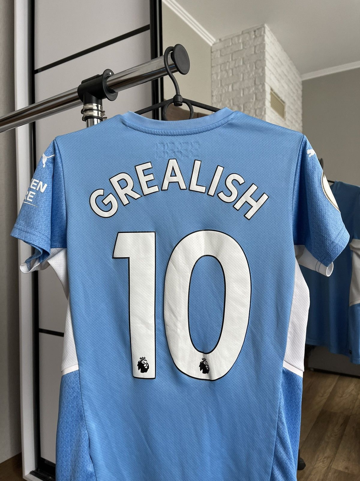 Puma 2021/2022 Puma Manchester City Grealish Soccer Jersey Tee Size US S / EU 44-46 / 1 - 4 Thumbnail