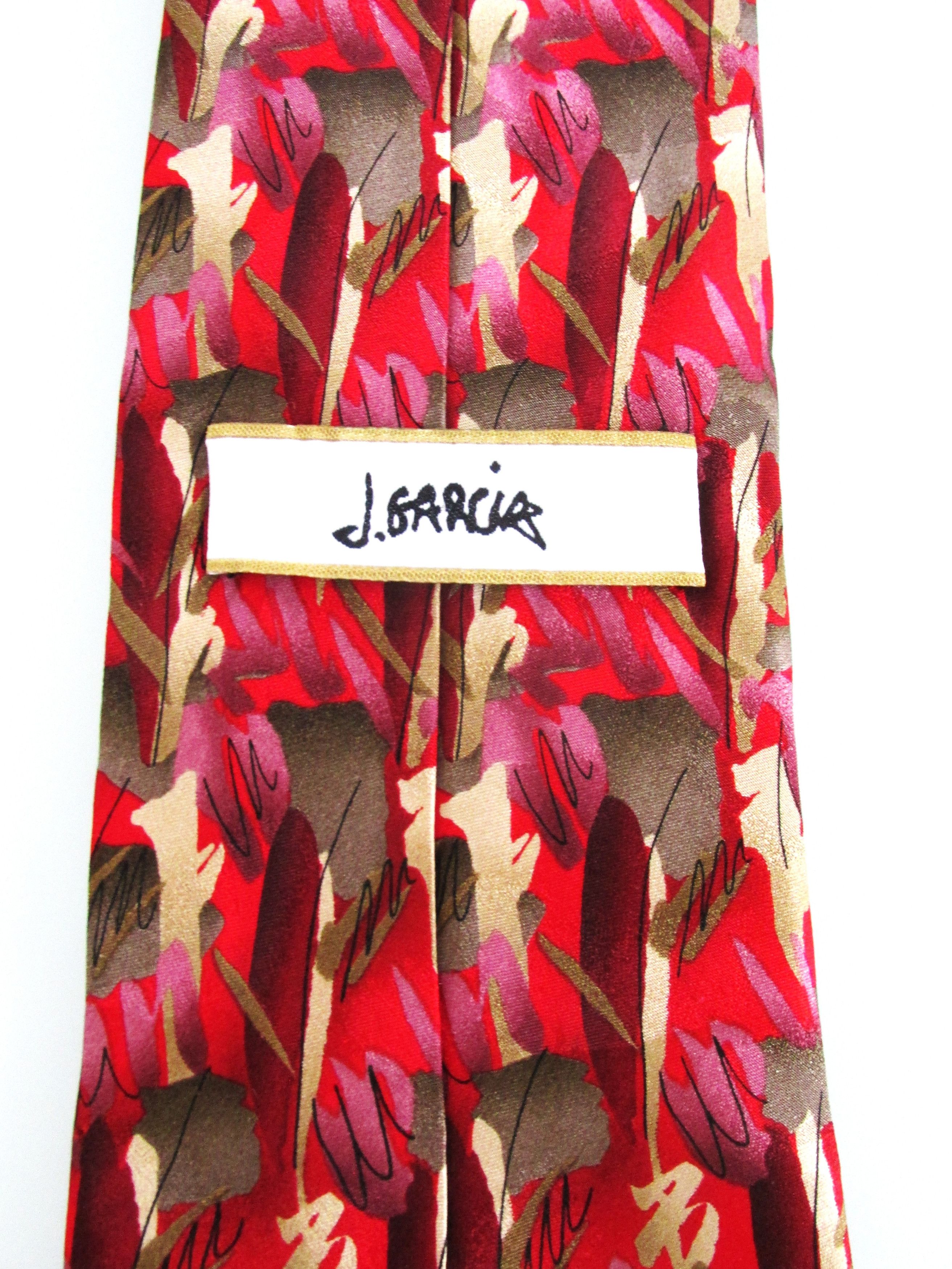 Vintage J. Garcia Men's Silk Tie Size ONE SIZE - 5 Thumbnail
