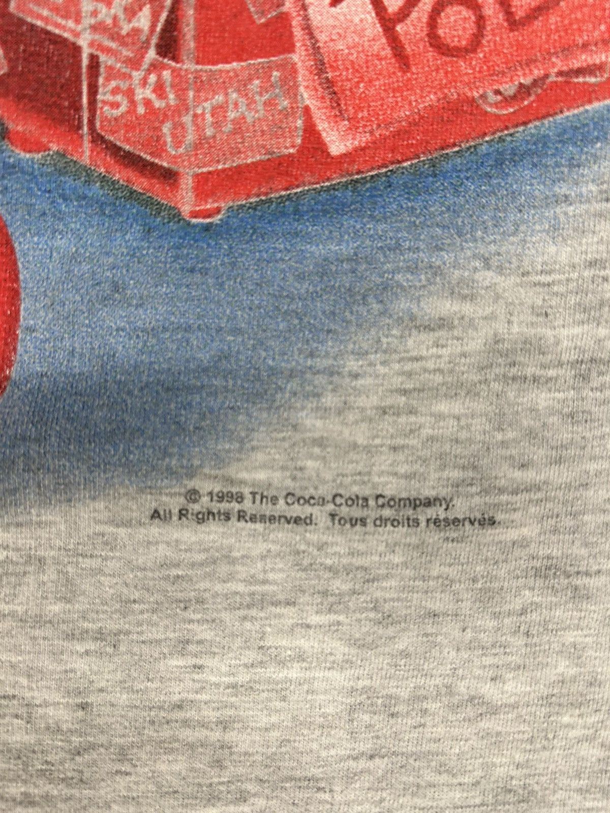Coca Cola Crazy Vintage 90s Essential Coca Cola Polar Bear Tee Shirt Size US L / EU 52-54 / 3 - 3 Thumbnail