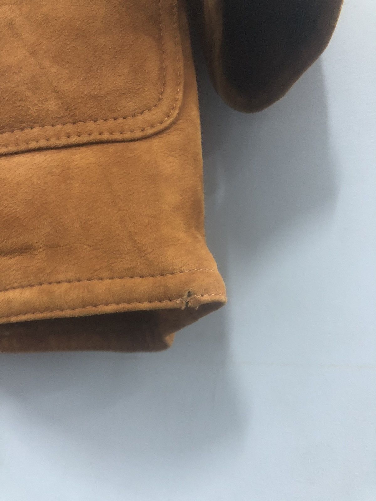 Raf Simons × Ruffo Research RUFFO Leather Jacket Shearling Suede Italy Made Size US M / EU 48-50 / 2 - 6 Thumbnail