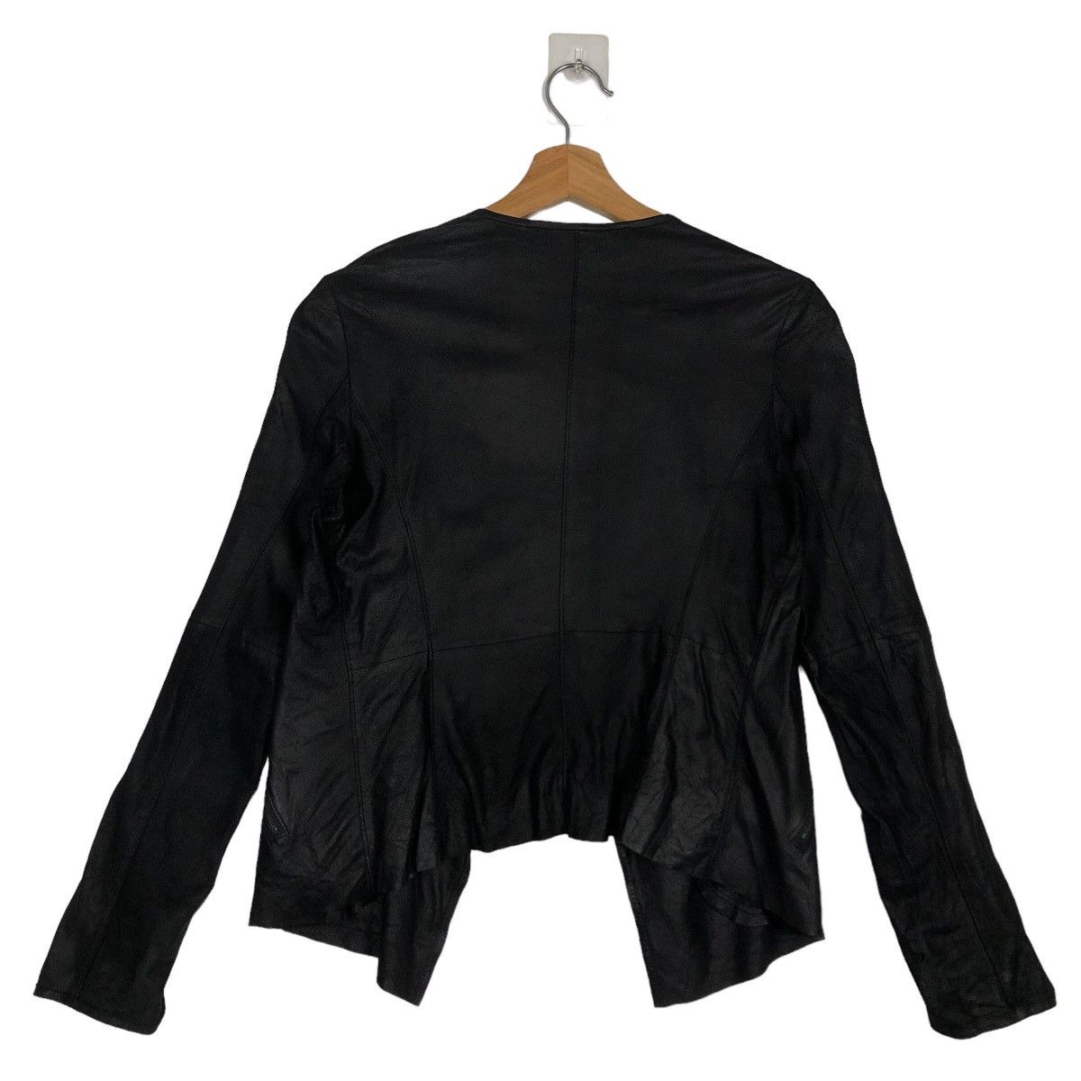 Michael Kors 🔥Cropped Soft Leather Jacket Bondage Design Size US M / EU 48-50 / 2 - 8 Thumbnail