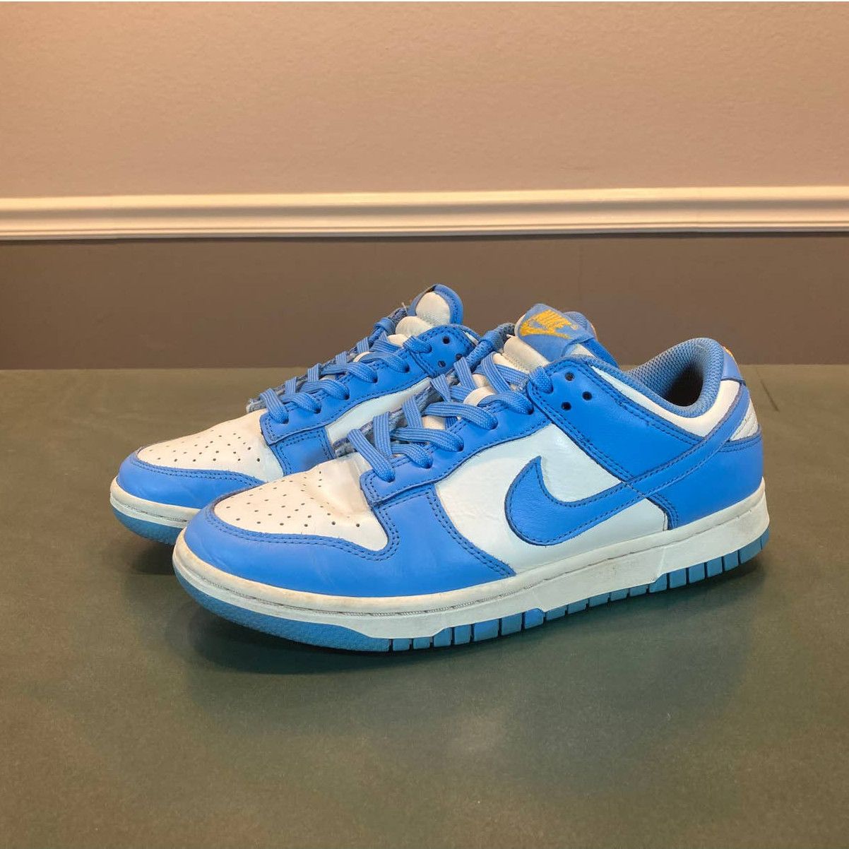 image of Nike Dunk Low (W) "coast" Shoes in Blue, Women's (Size 8)