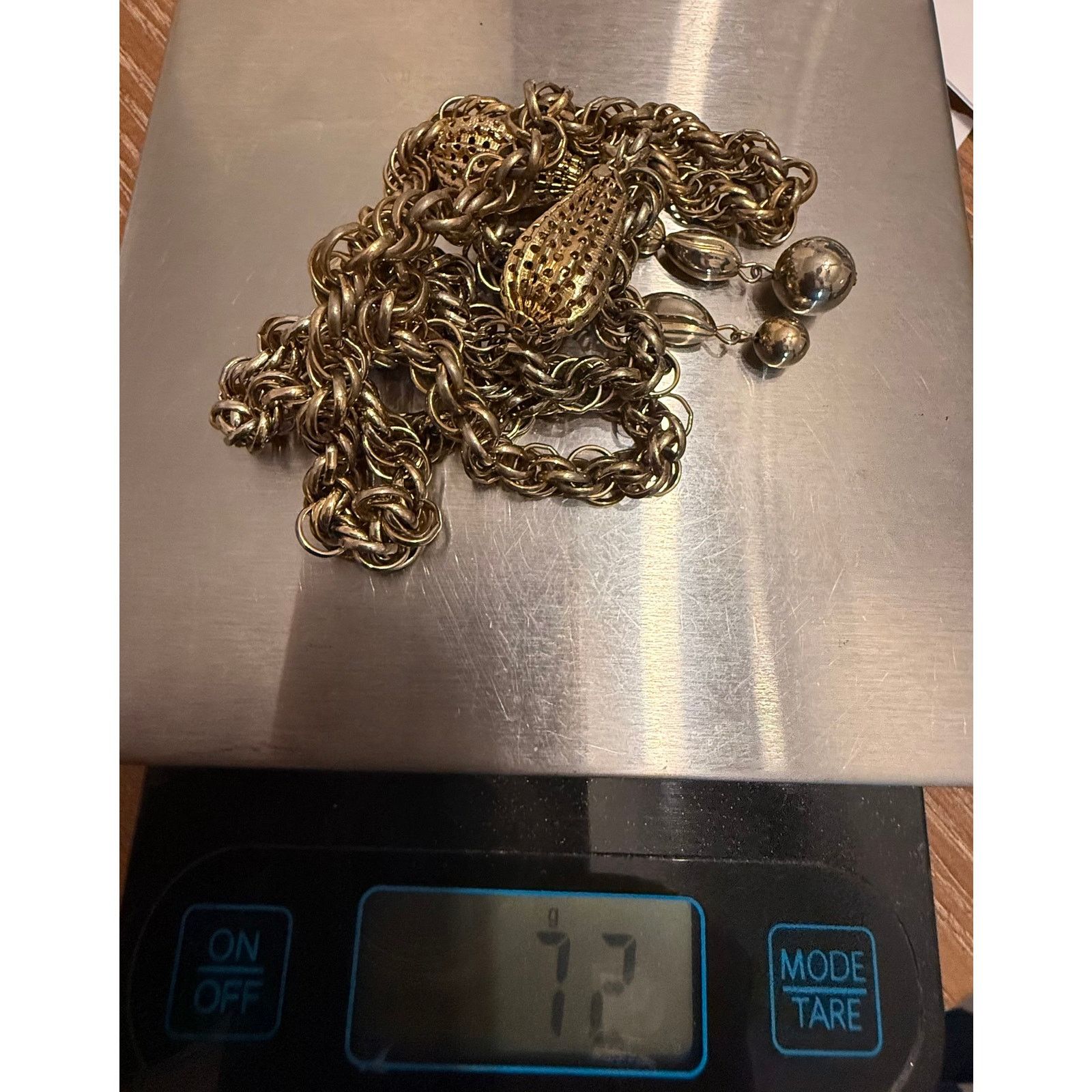 Other Vintage Gold and silver Tone necklace 24” Chain necklace Size ONE SIZE - 6 Thumbnail