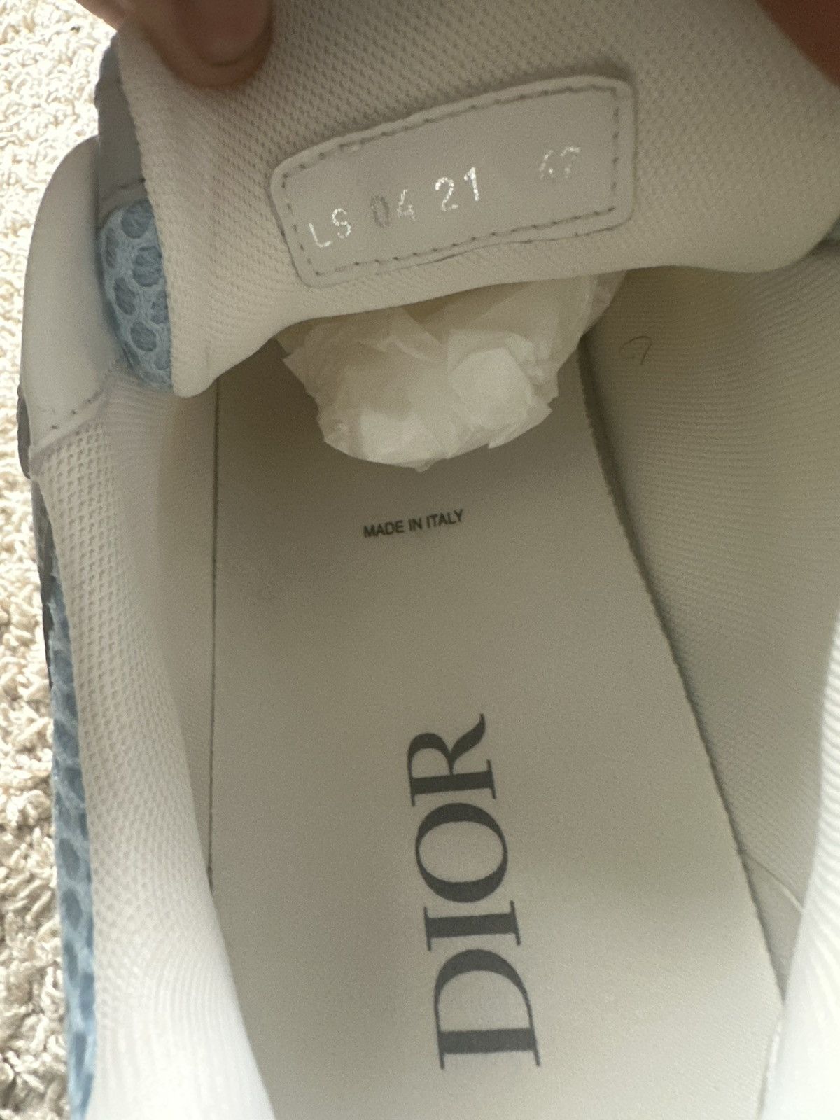 Dior Dior b22 Blue White Size US 14 / EU 47 - 7 Thumbnail