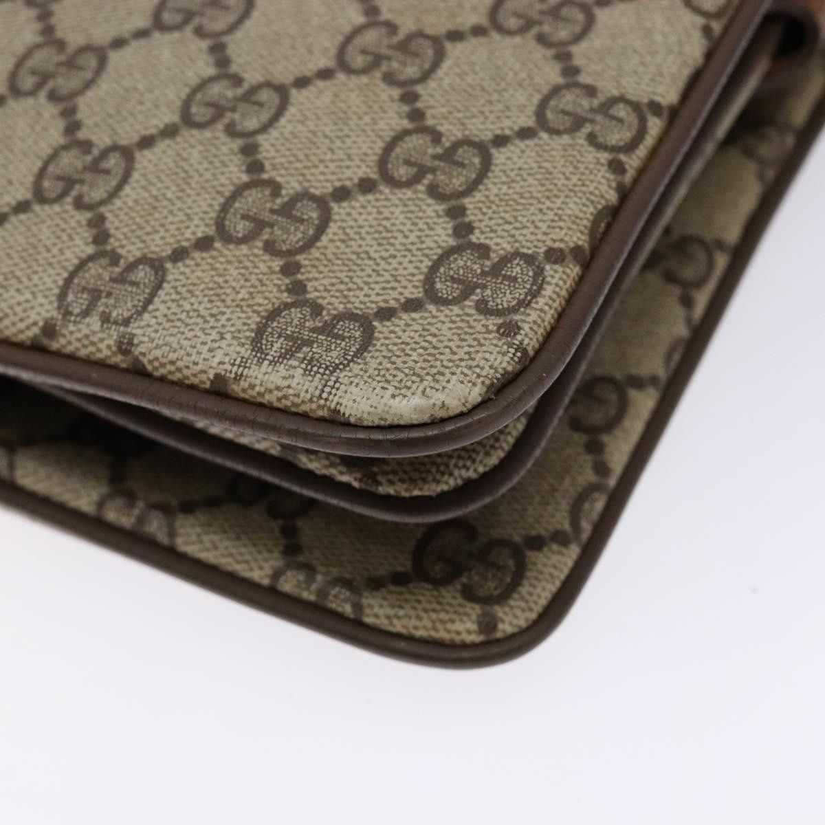 Gucci GUCCI GG Supreme Web Sherry Line Shoulder Bag Pvc Beige Size ONE SIZE - 12 Thumbnail