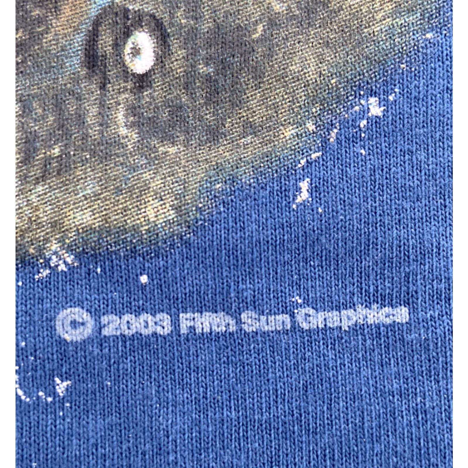 Vintage VINTAGE AllStyle Graphic T-Shirt Men's Large Blue Short Sleeve 2000s Y2K Hip Hop Size L / US 10 / IT 46 - 4 Thumbnail