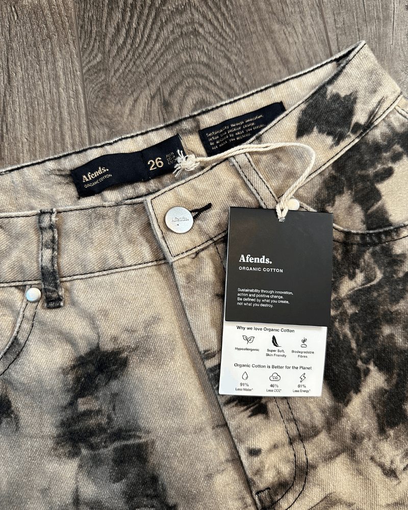 Afends Sample NWT Afends - Shelby - Organic Denim Washed Shorts 26 Size 26" / US 2 / IT 38 - 3 Thumbnail