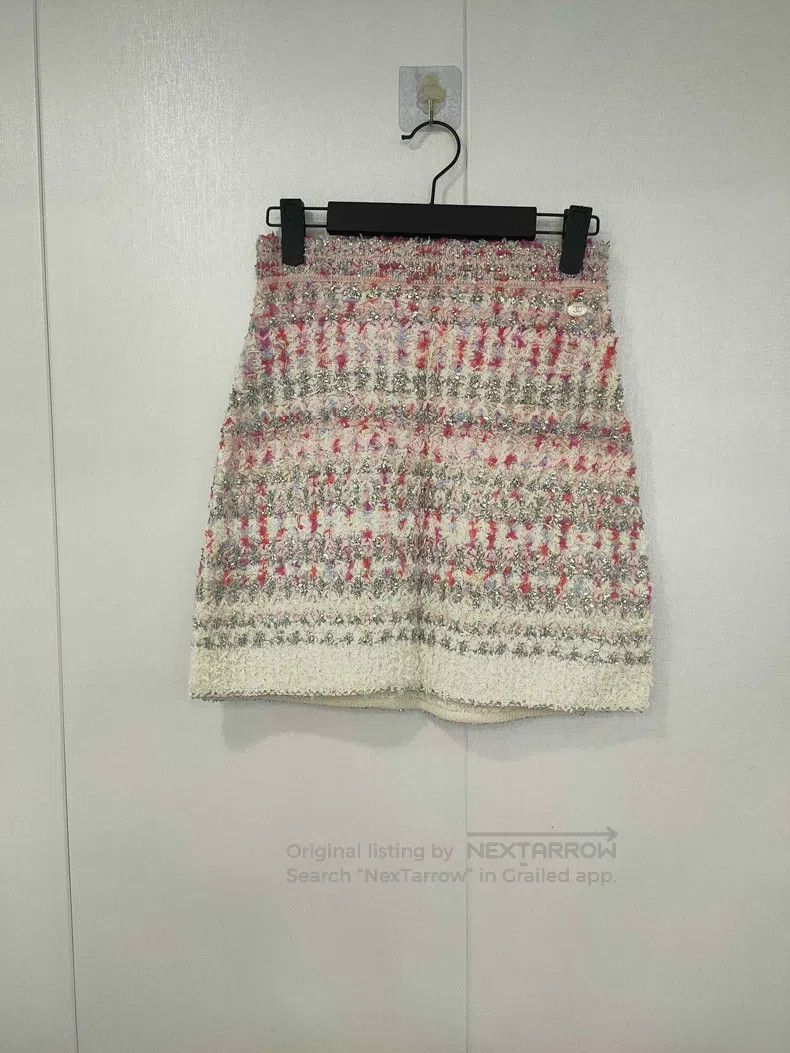 Other Chanel Colourful braided skirt Size 42" / US 20 - 1 Thumbnail