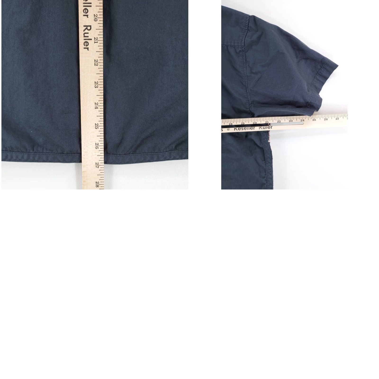 Howler Brothers Howler Bros Short Sleeve Button Up Shirt Loop Collar Dark Blue Grey Mens M Size US M / EU 48-50 / 2 - 8 Thumbnail